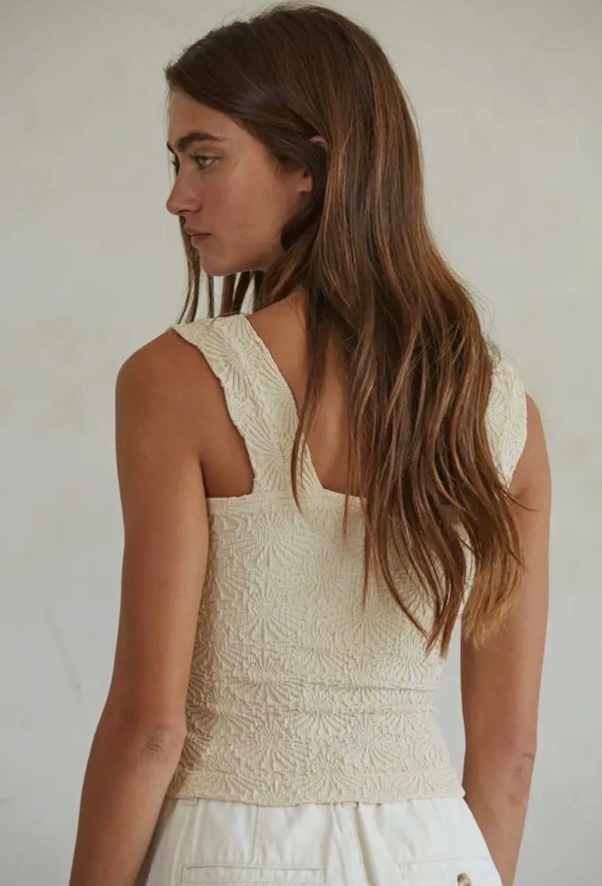 Heartbreak Tank - Cream