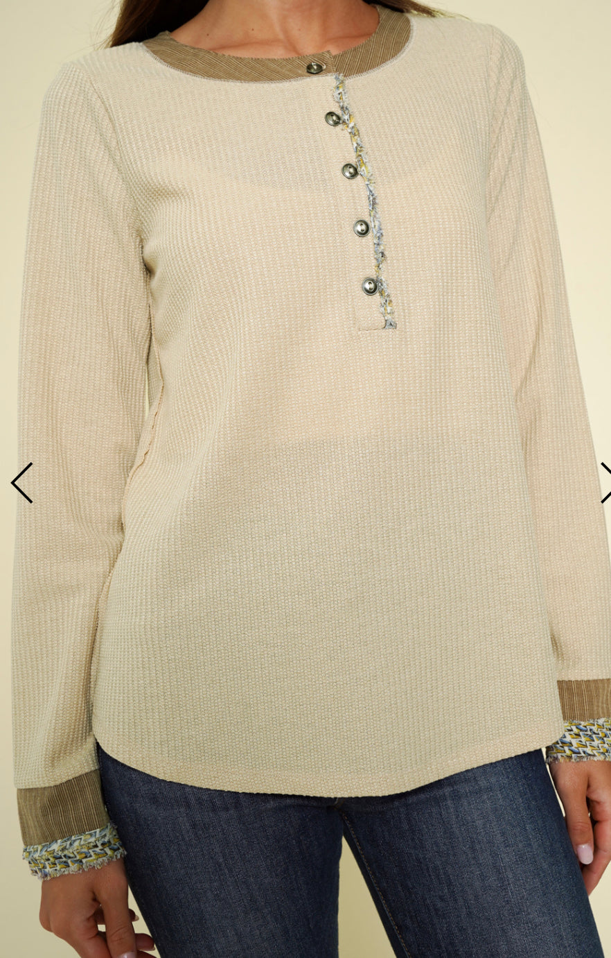 Almond Patch Top