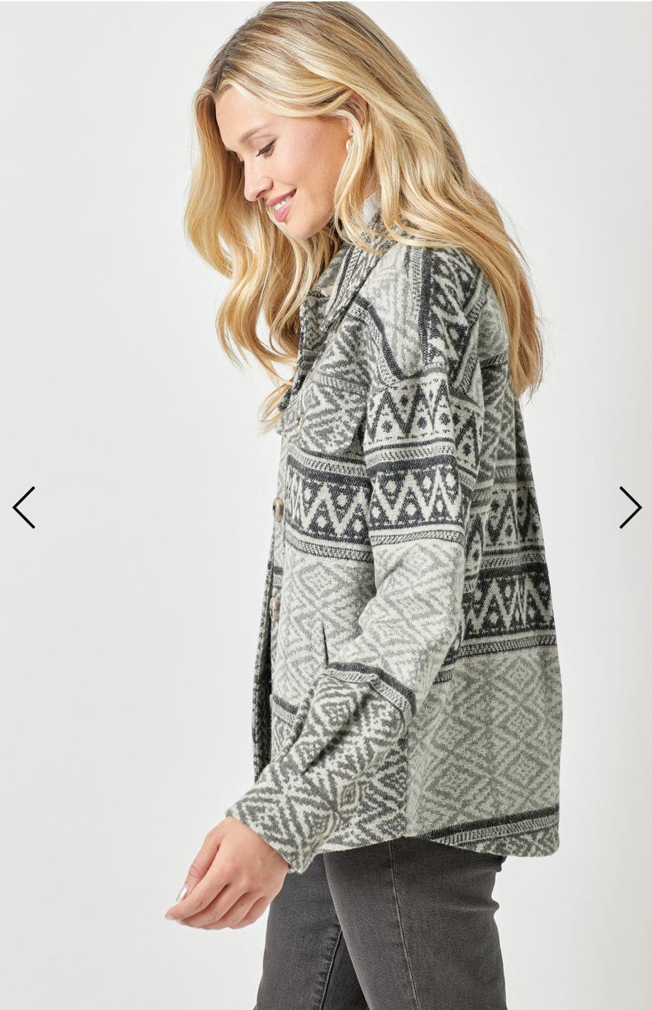 Kayla’s Shacket -Grey