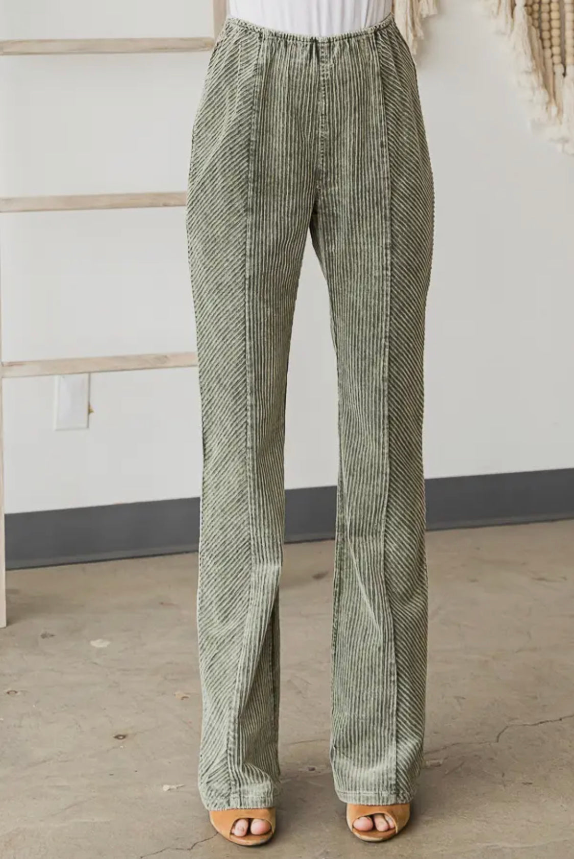 Mallory’s Corduroy Pants-Olive