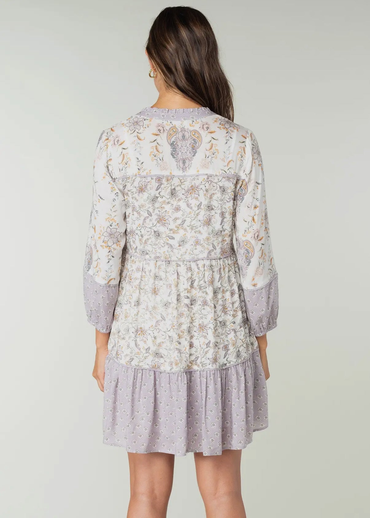 Floral Longsleeve Mini Dress