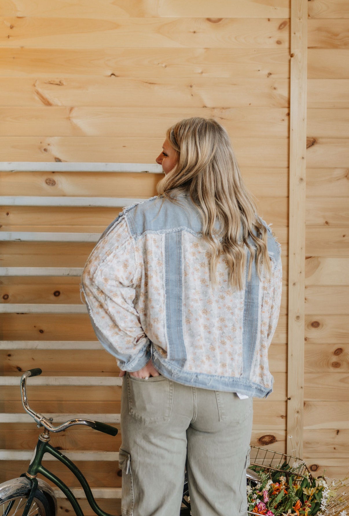 Floral Denim Jacket
