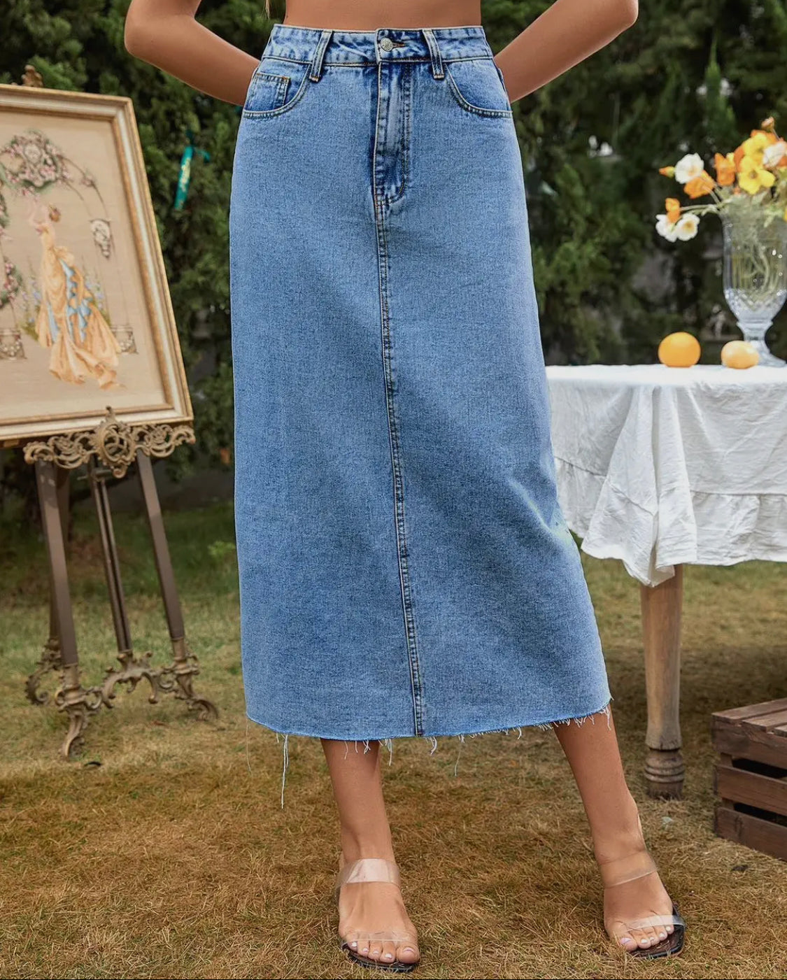 Melody’s Denim Skirt