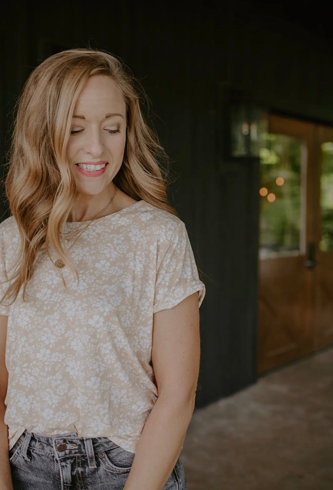 Reversible Floral Blouse