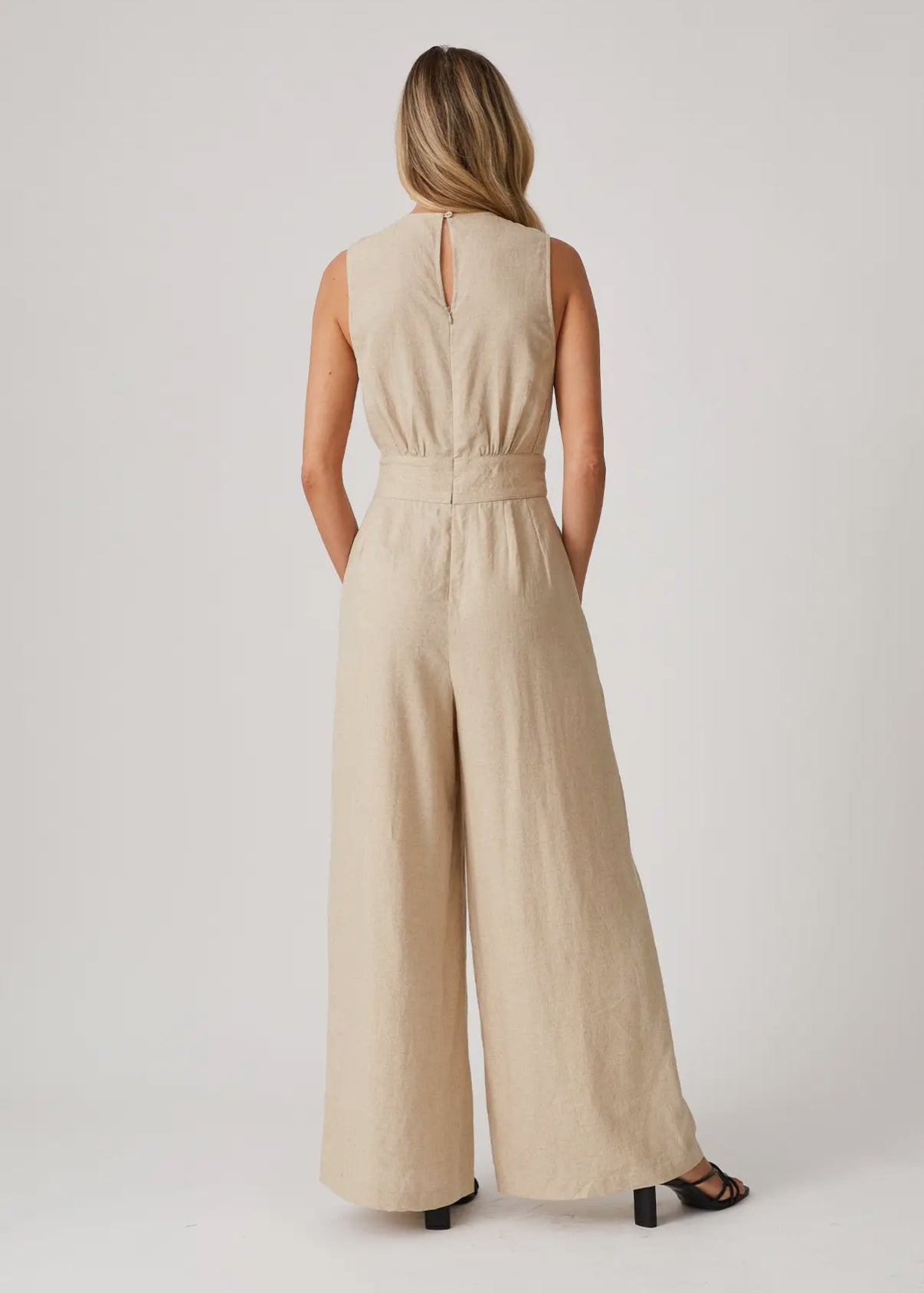 Linen Blend Jumpsuit