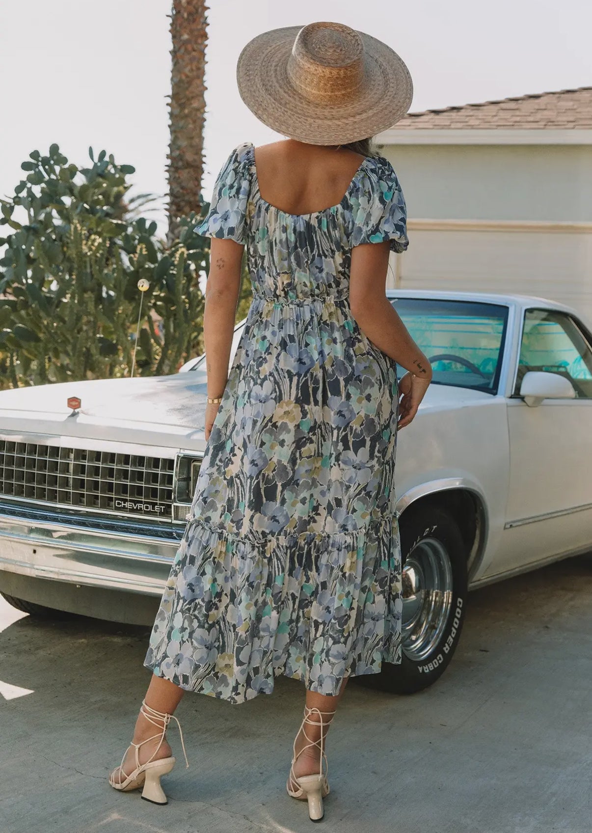 Floral Puff Sleeve Dress