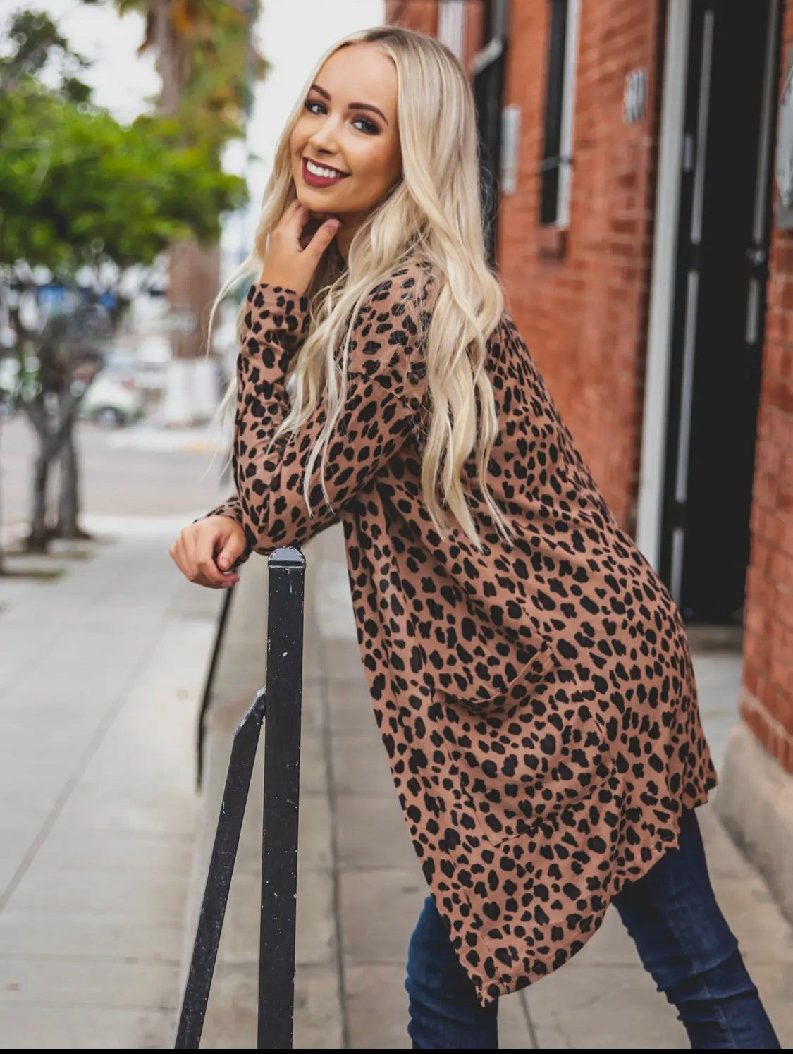 Nora’s Cheetah Print Cardigan