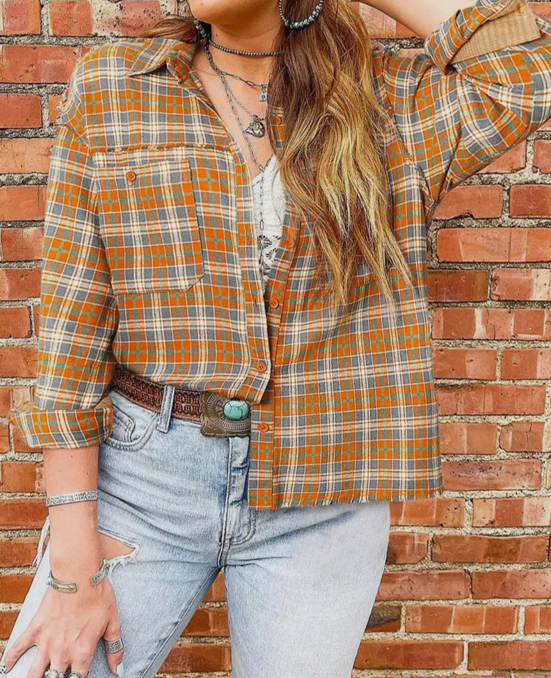 Rylie’s Aztec Flannel