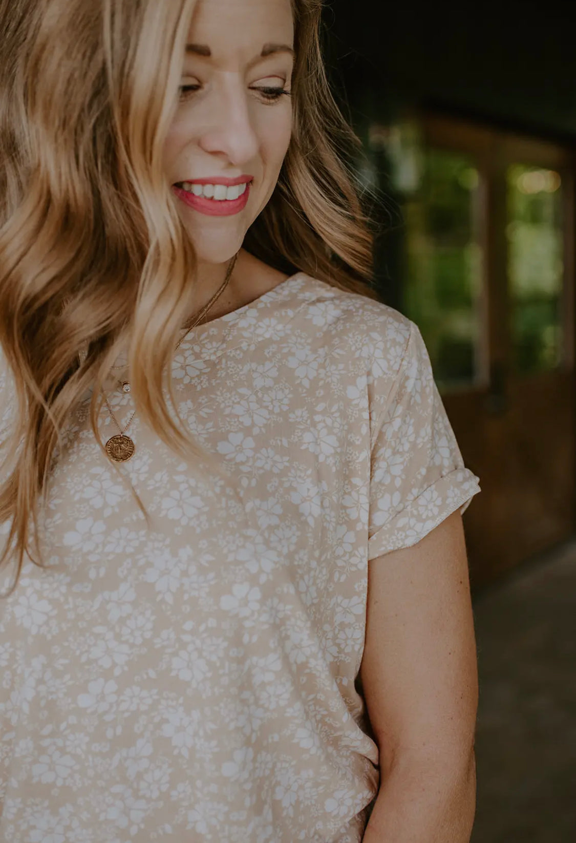 Reversible Floral Blouse