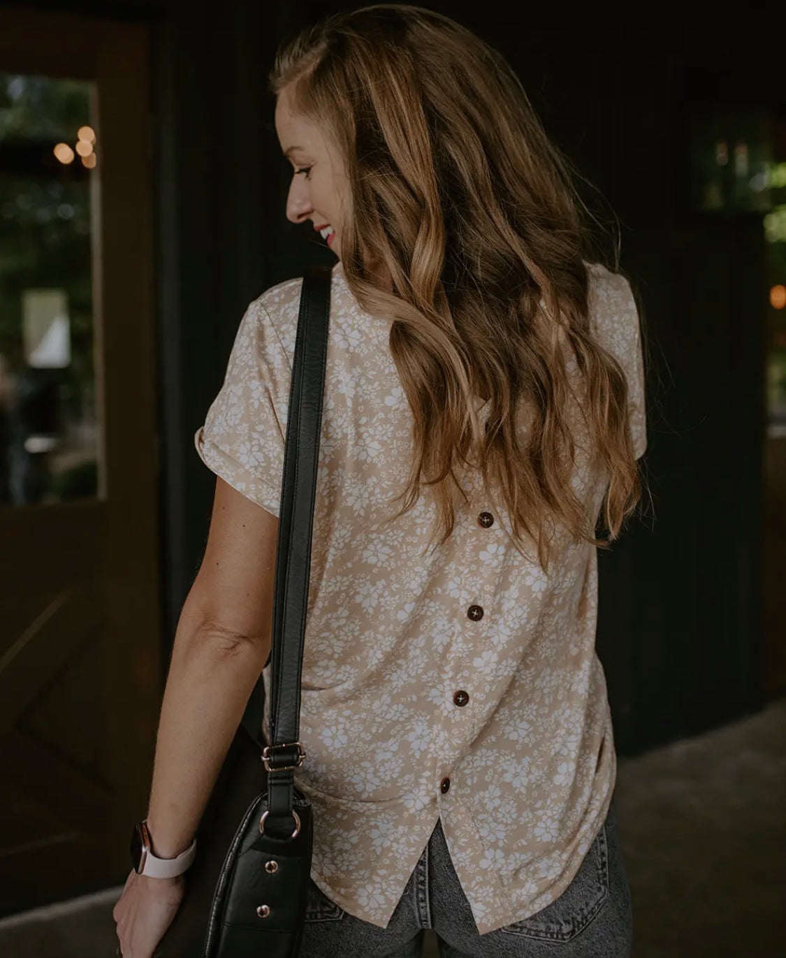 Reversible Floral Blouse