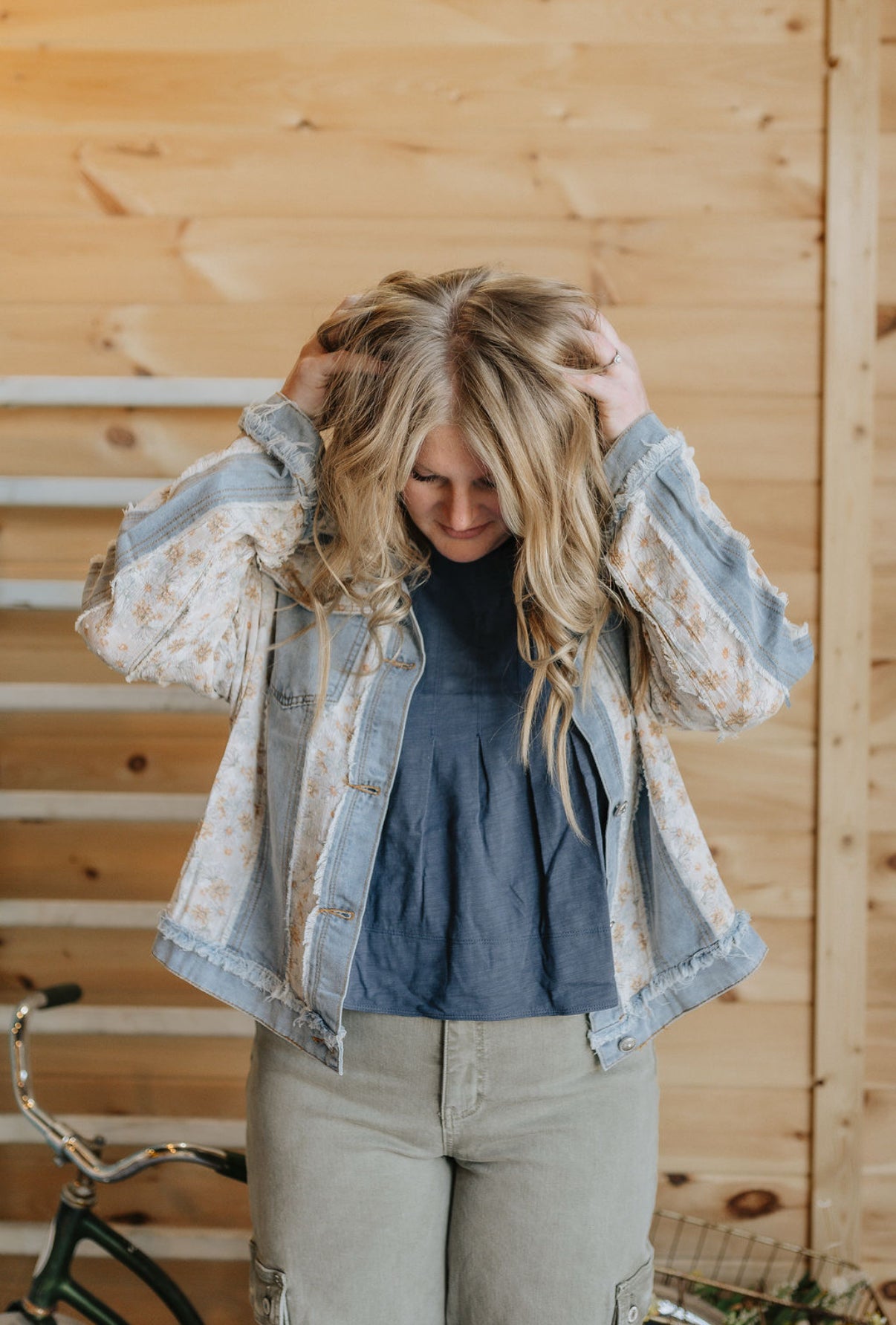 Floral Denim Jacket