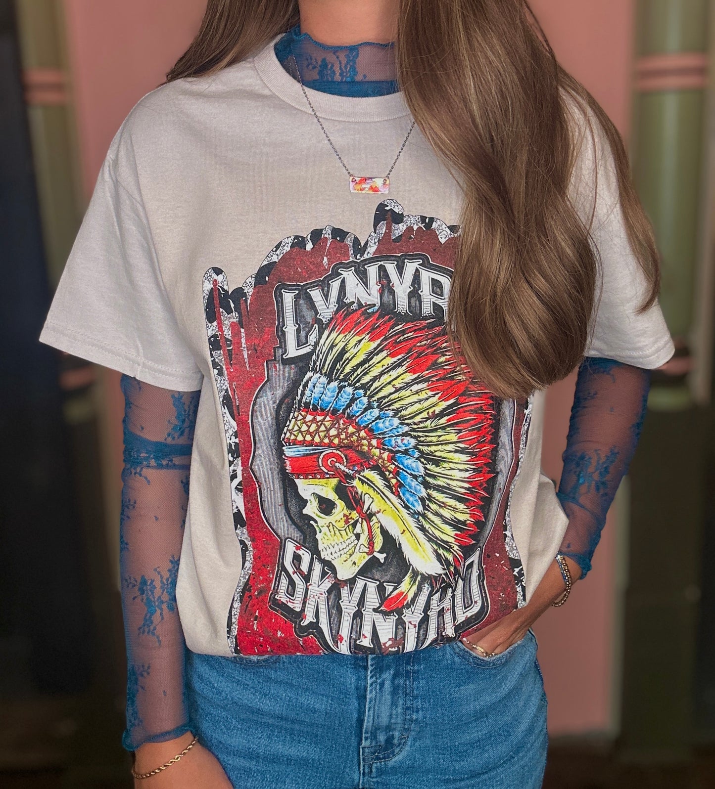 1970s Classic Rock Music Tee Lynyrd Skynyrd Concert Shirt