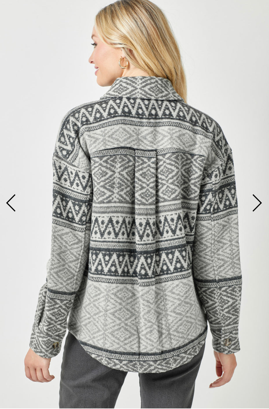 Kayla’s Shacket -Grey