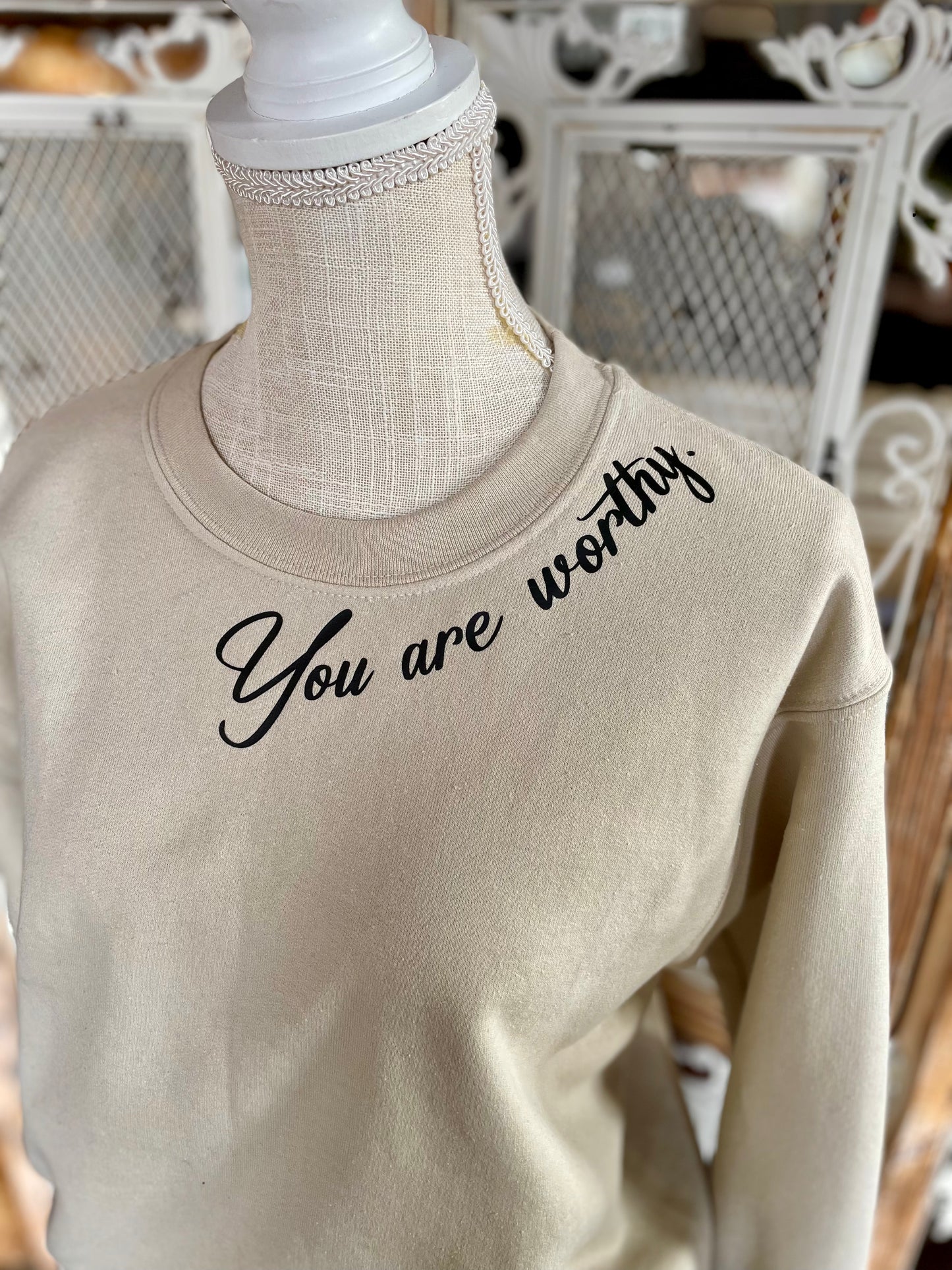You Are Worthy Crewneck