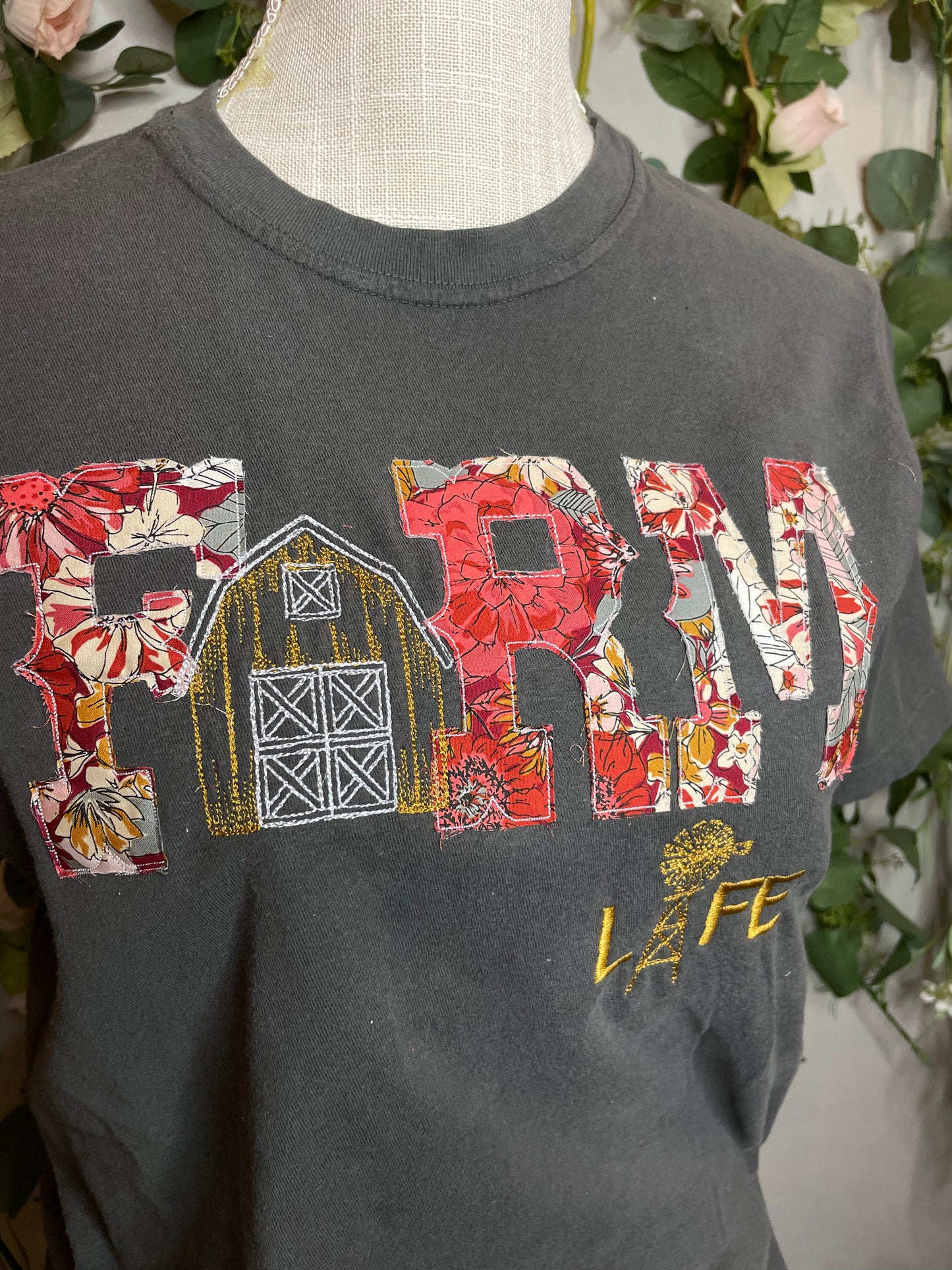 Farm Life Floral Tee