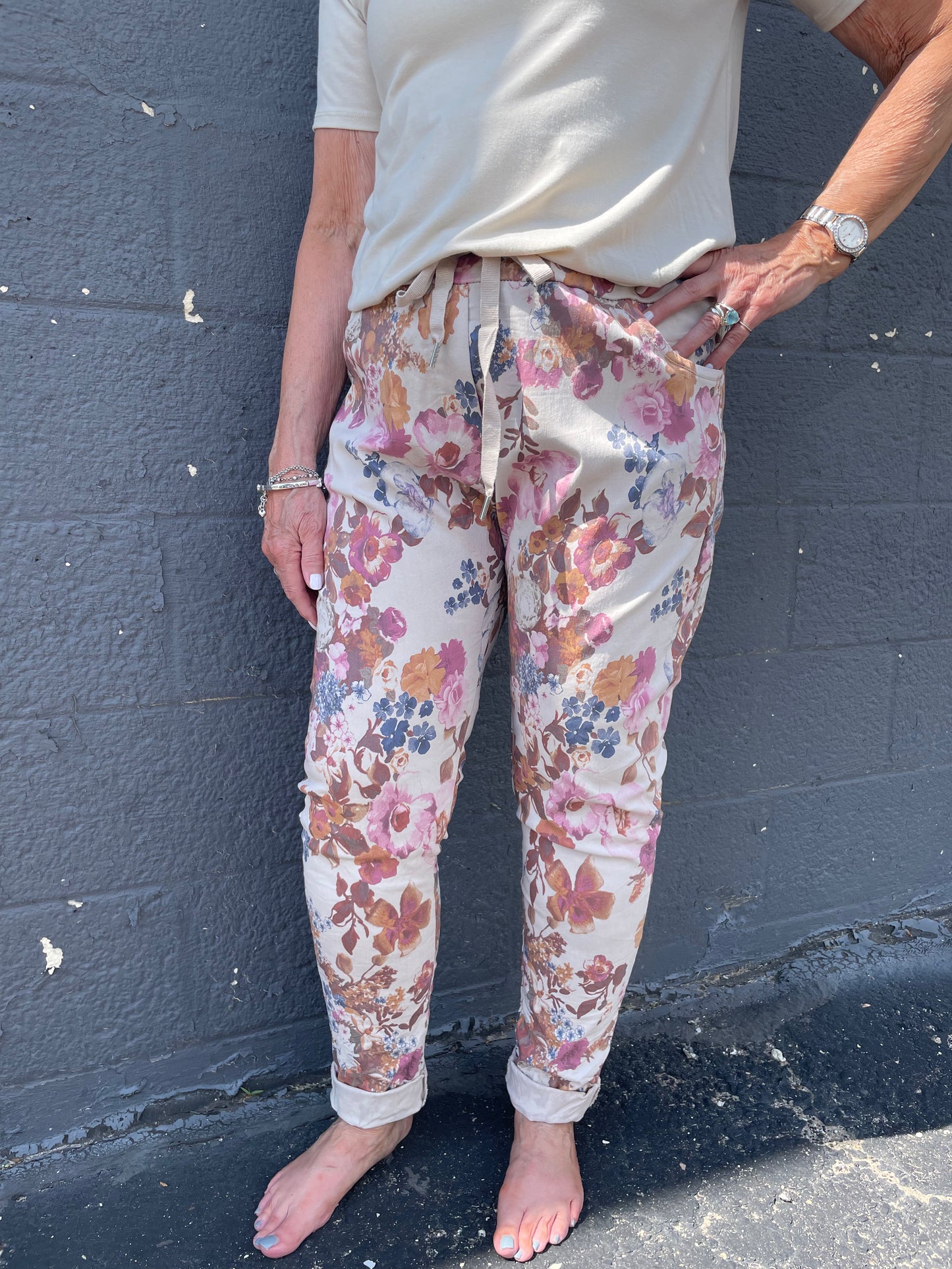 Floral Stretch Pant