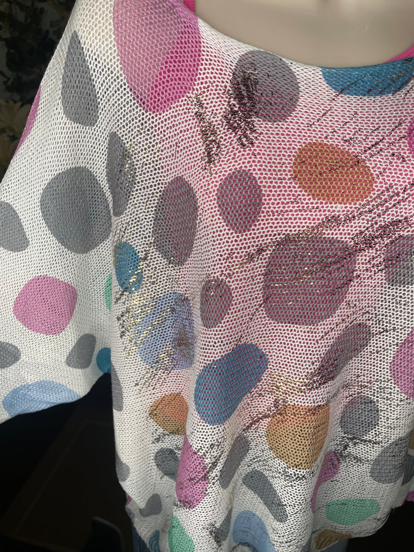 Dot Mesh Top