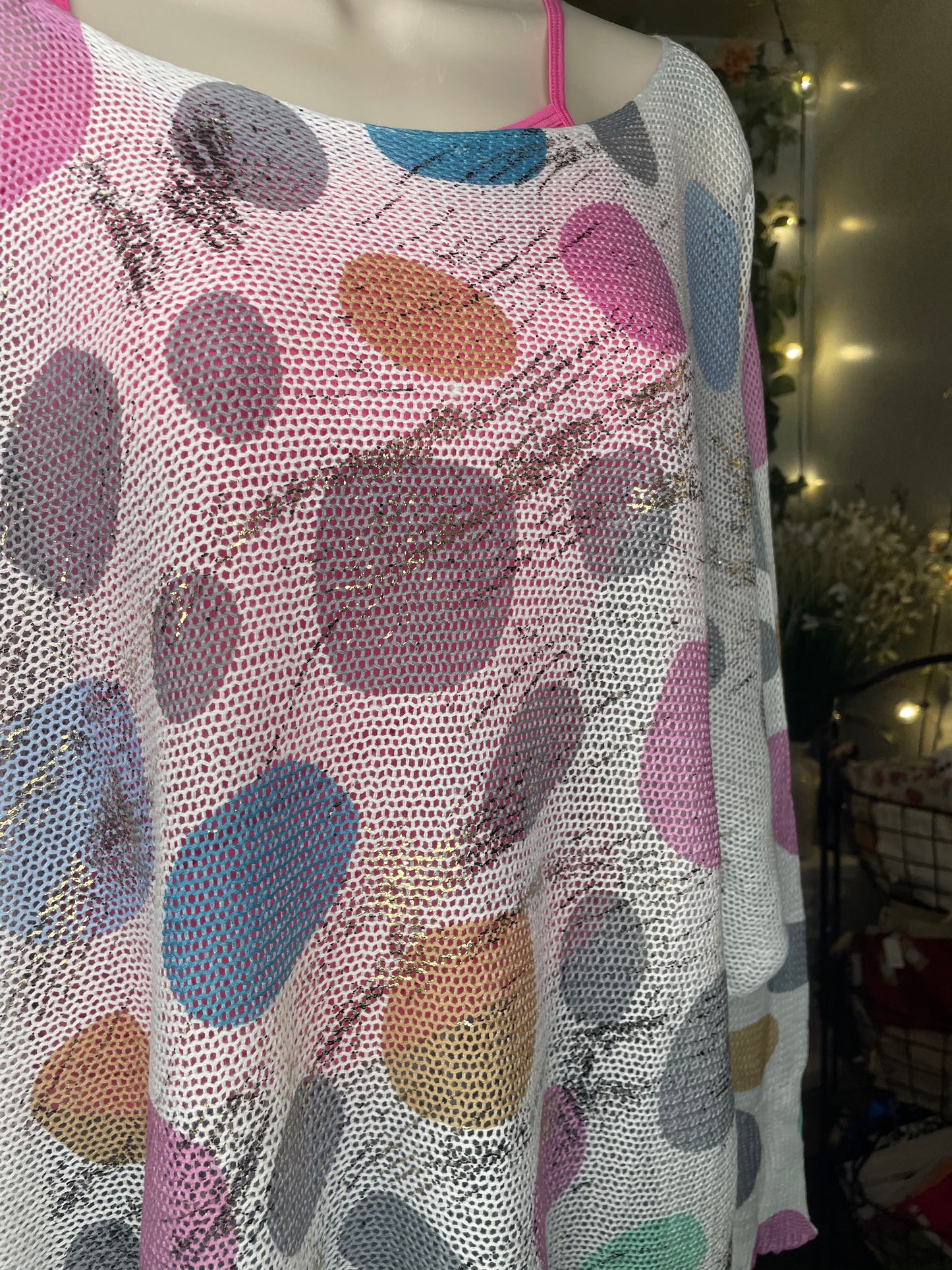 Dot Mesh Top