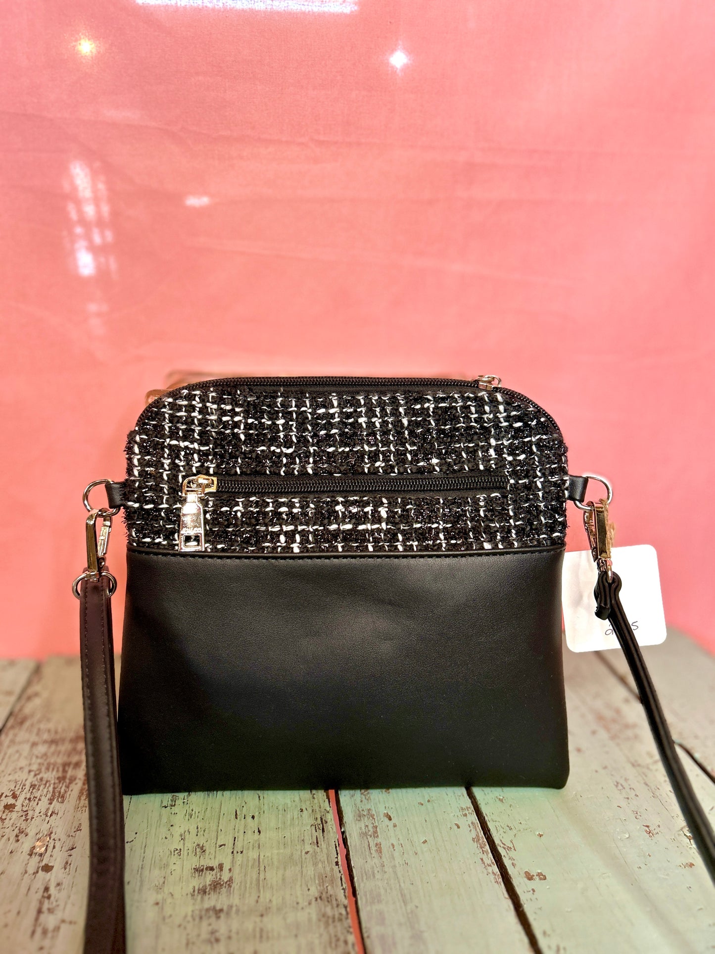 Black and White Sparkle Purse
