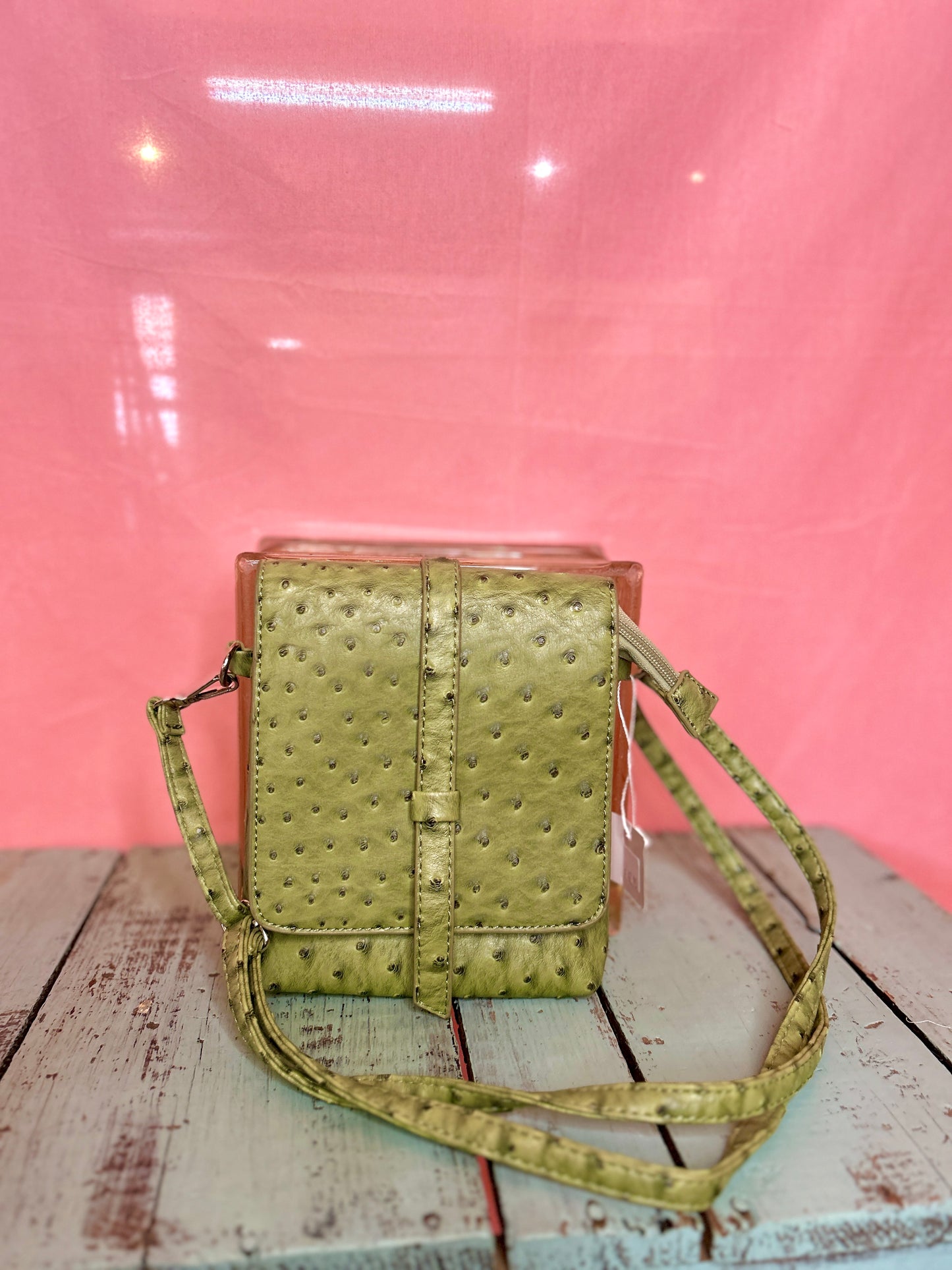 Green Dot Purse