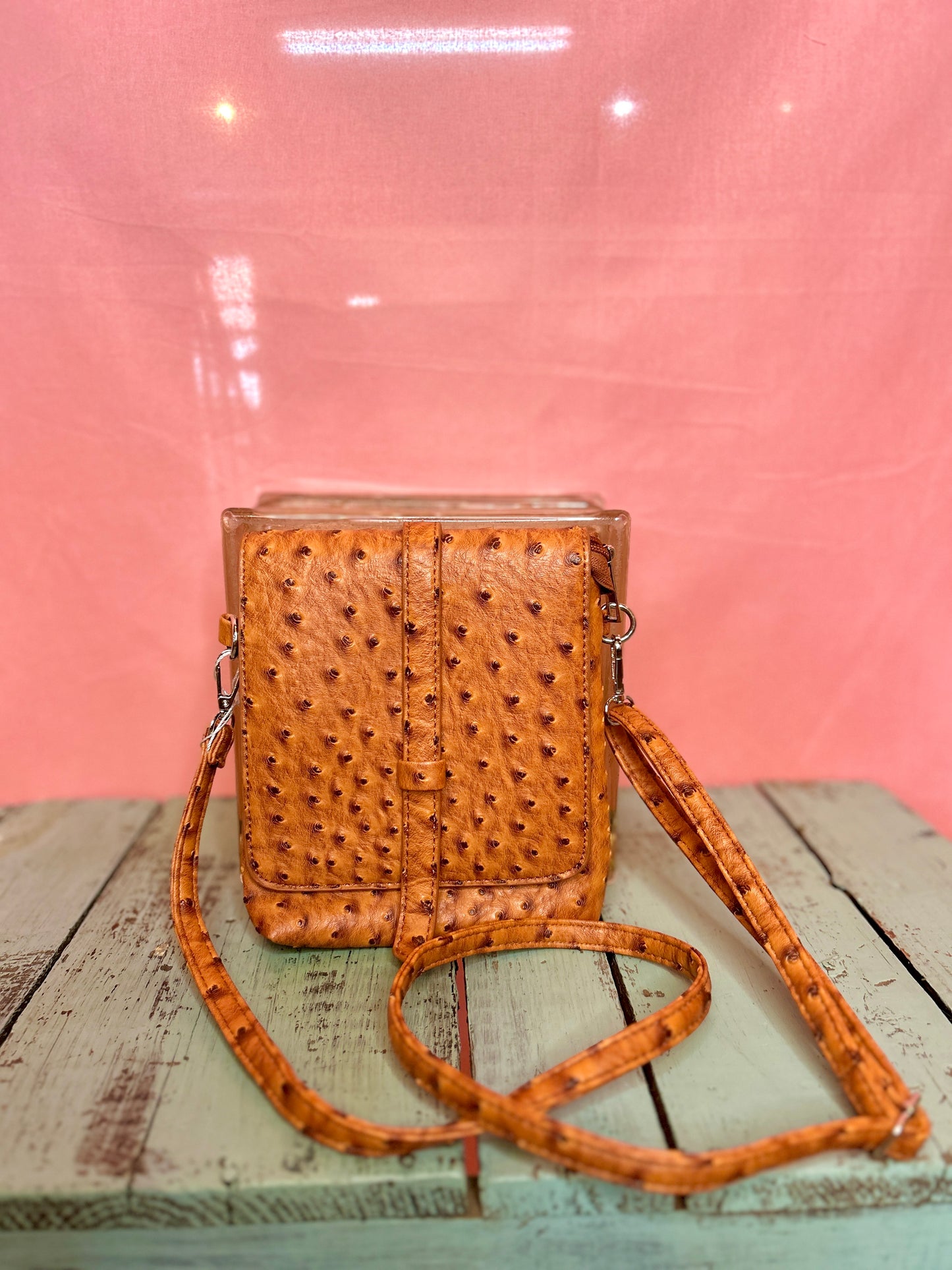 Orange Dot Purse
