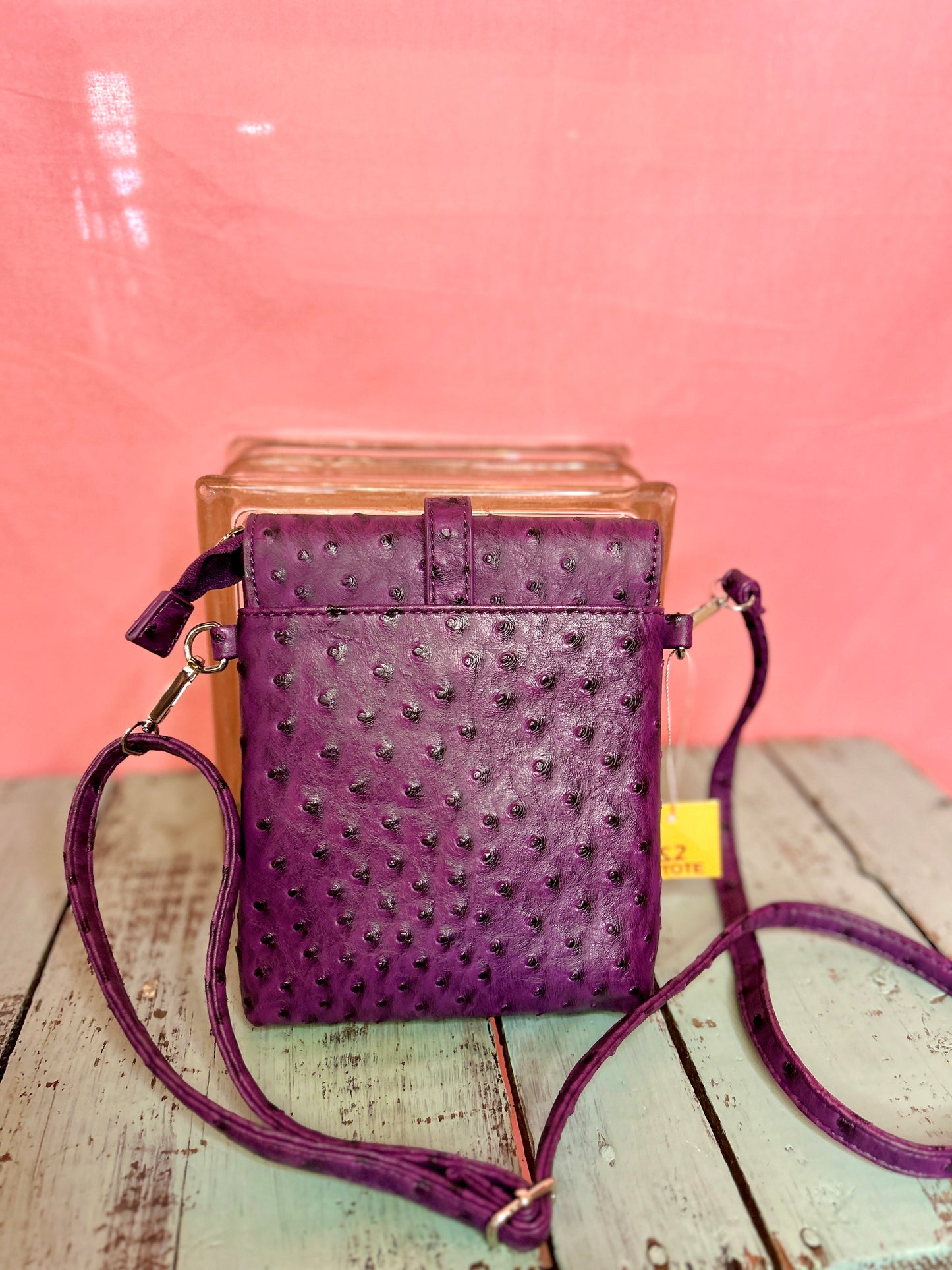 Purple Dot Purse