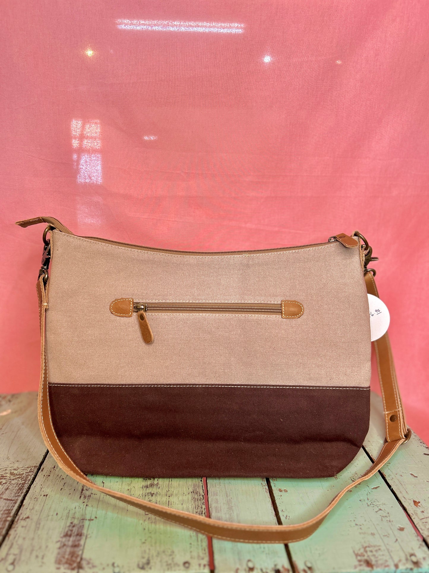 "Pray" Purple Canvas Purse