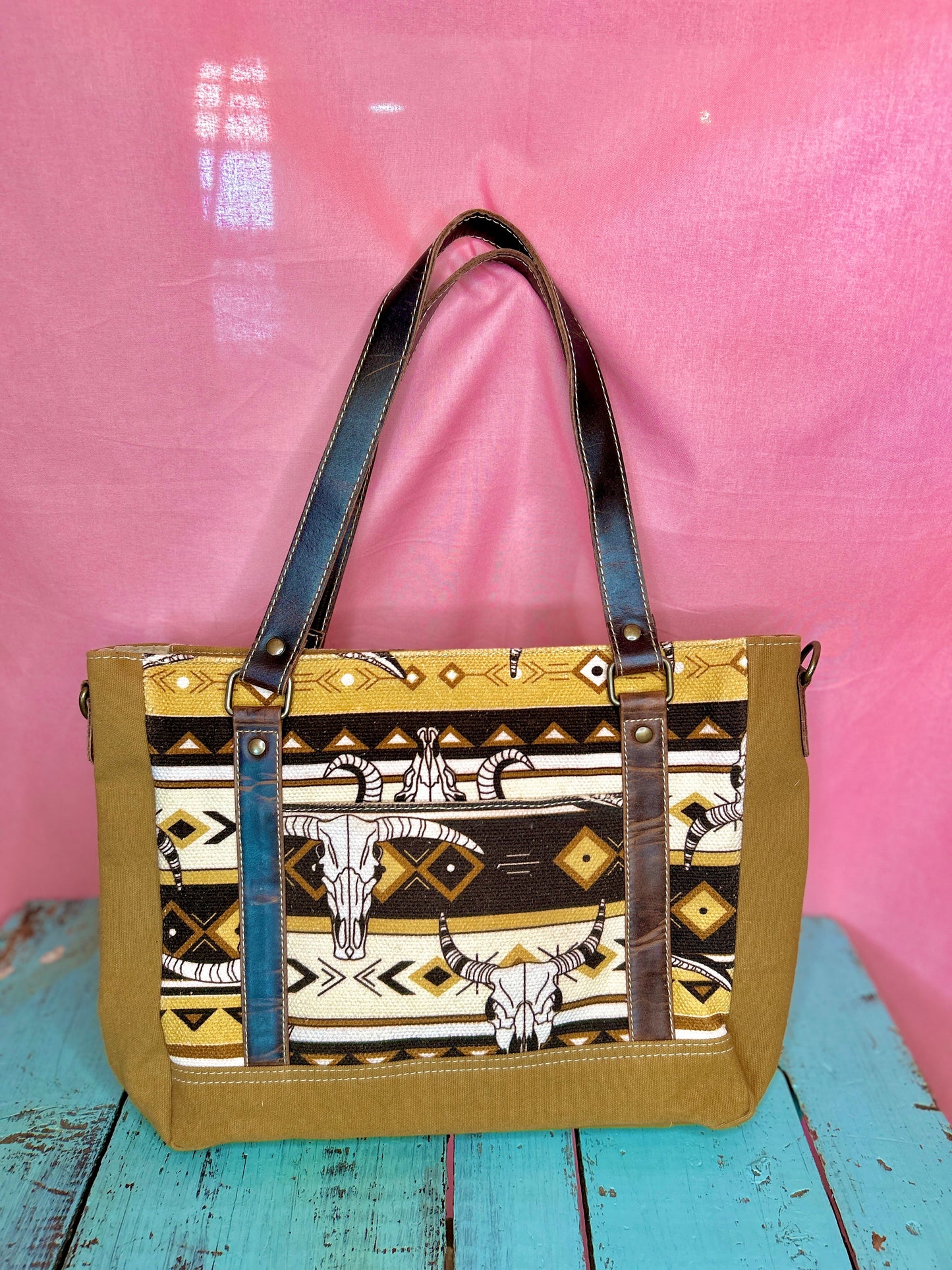 Western Bull Purse Yellow