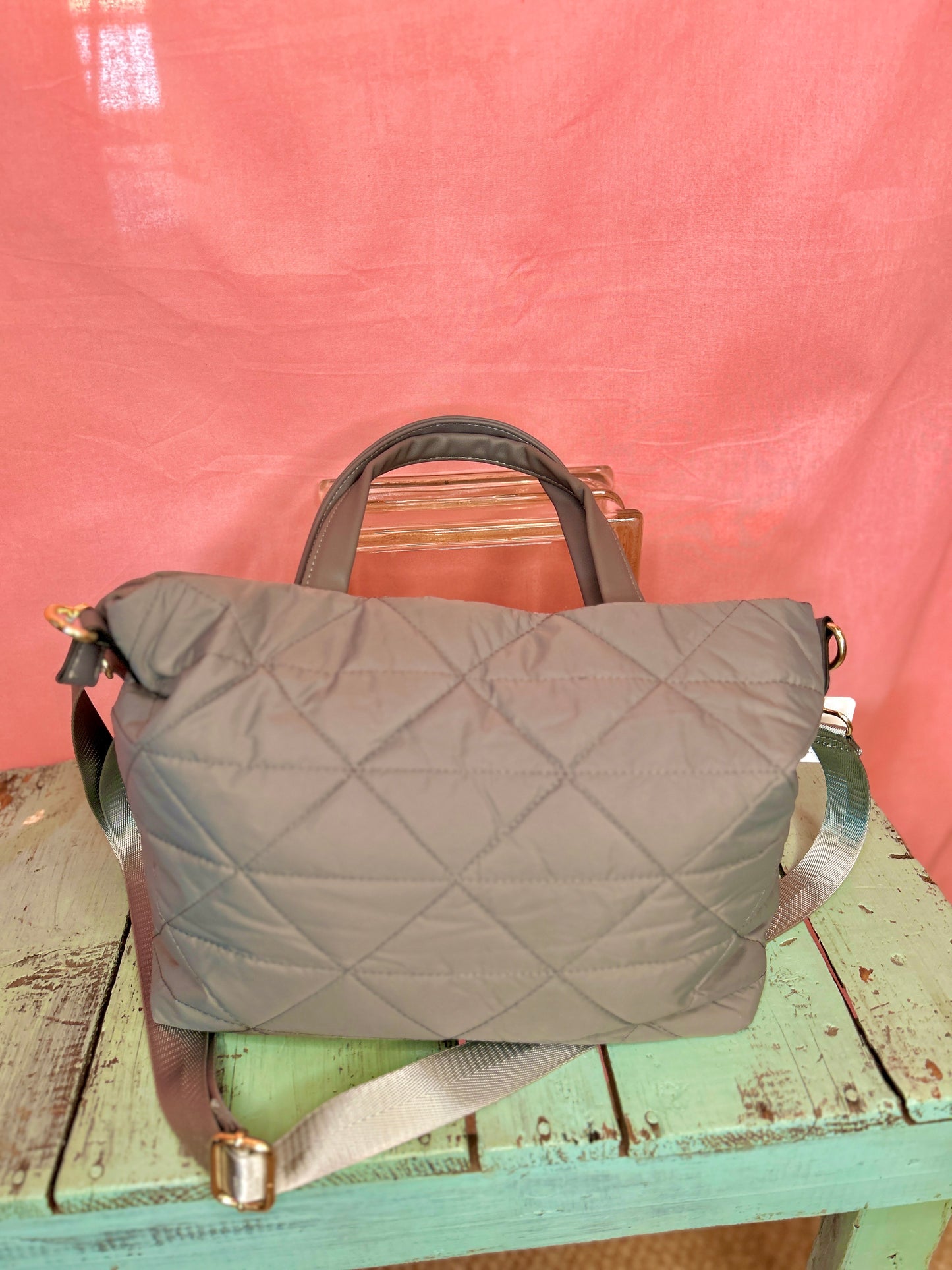 Grey Cushion Purse