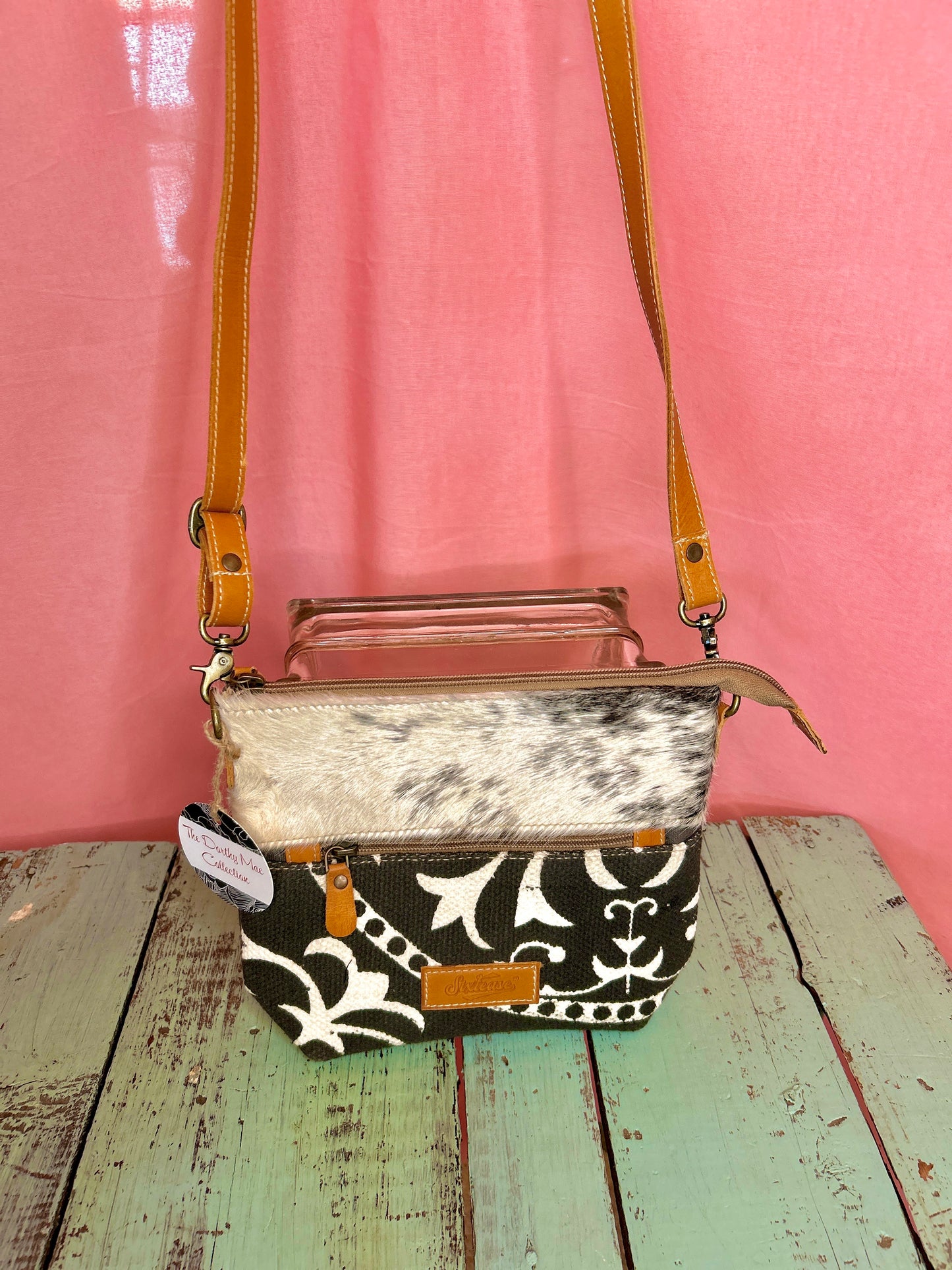 Black and White Hide Purse