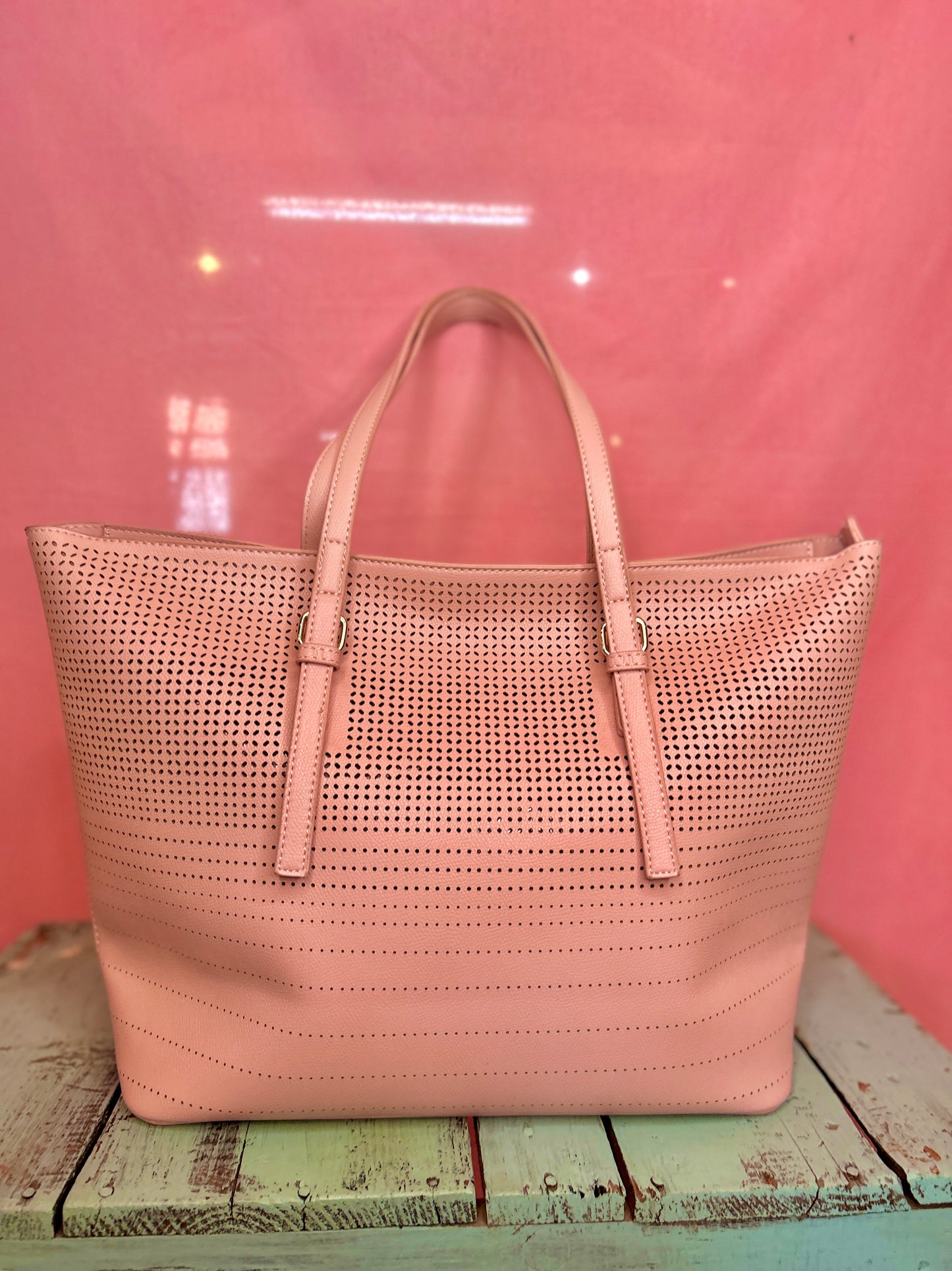 Light Pink Cutout Purse