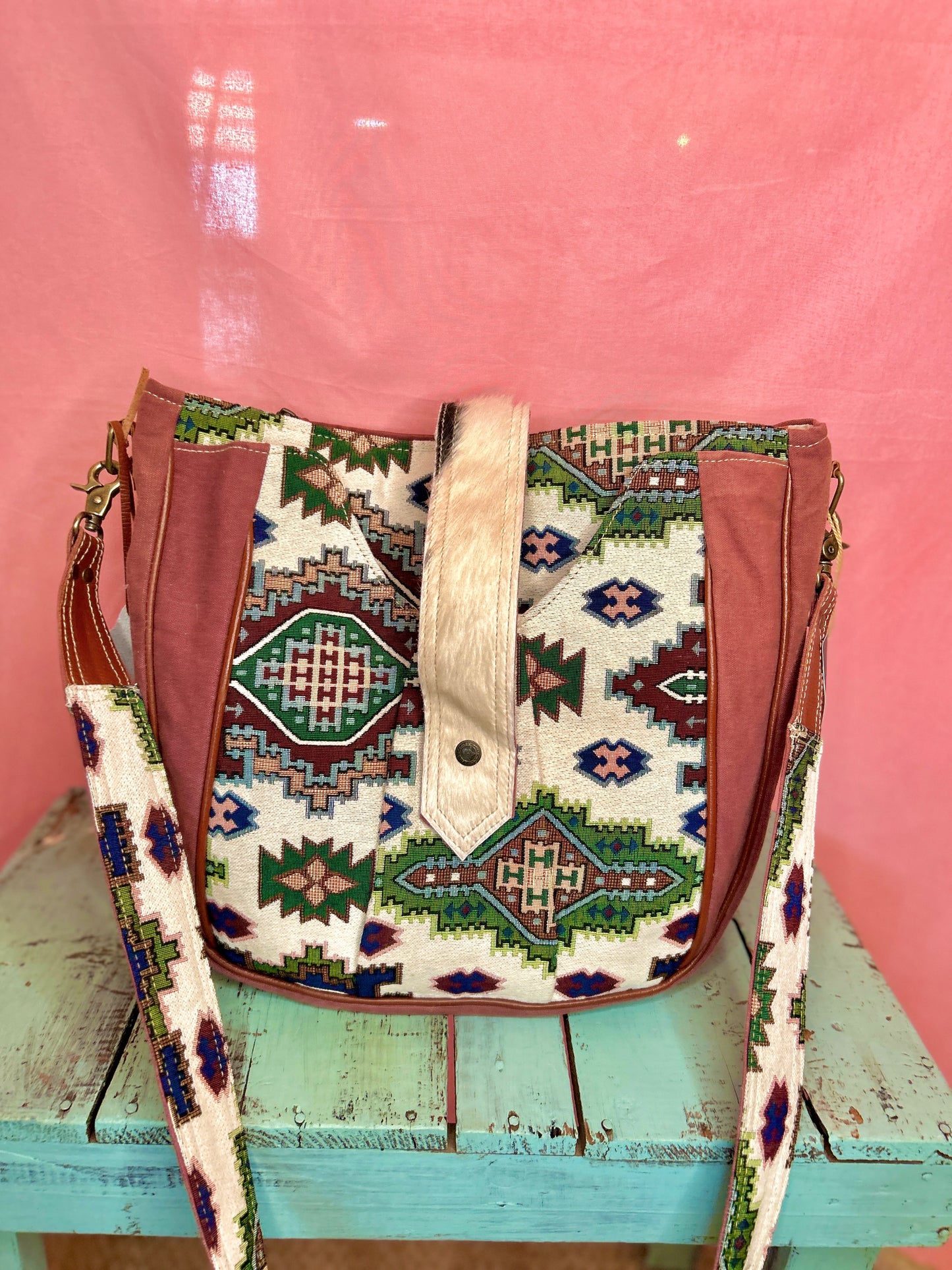 Western Blush Pink Purse