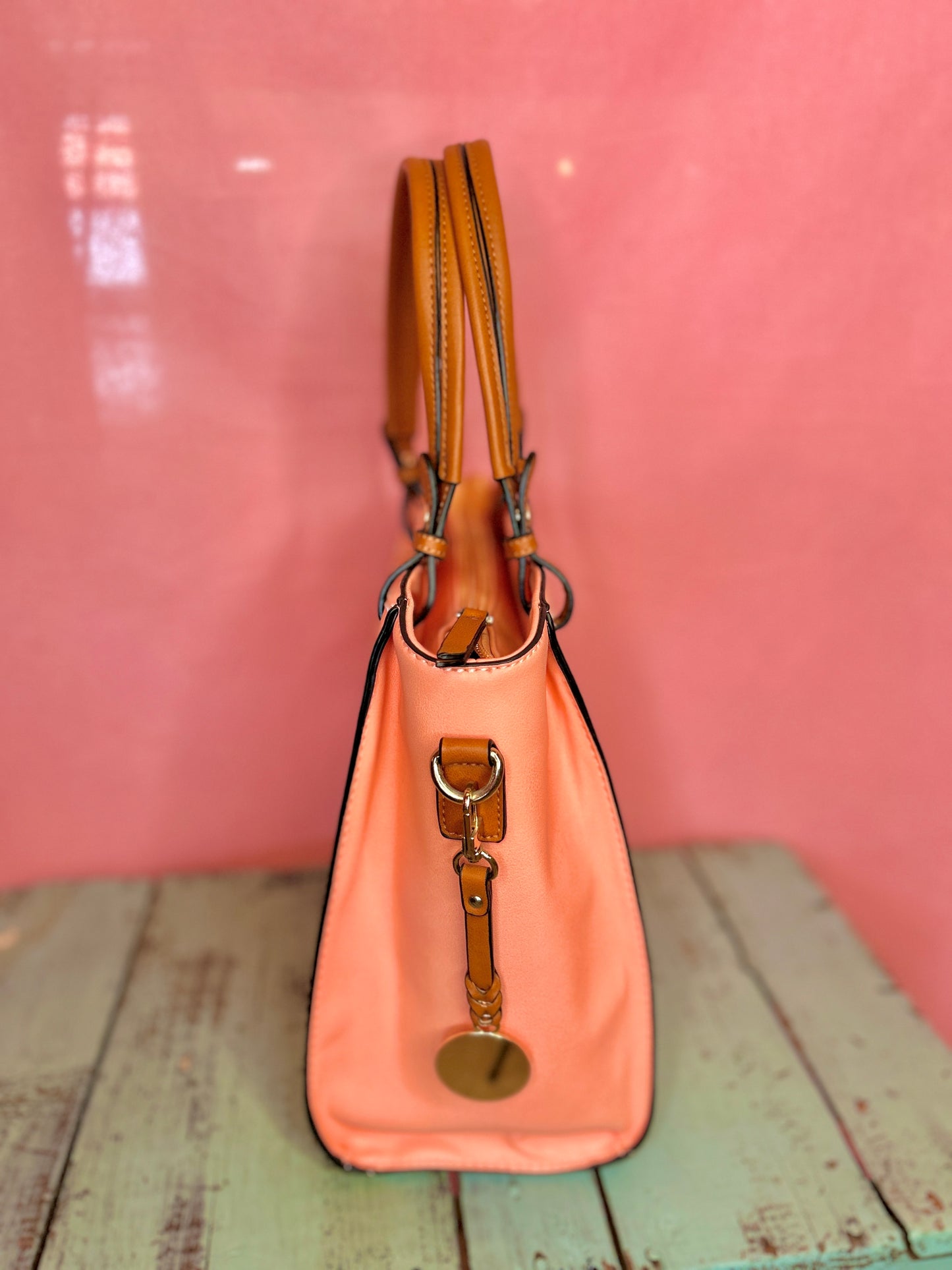 Bright Coral Purse
