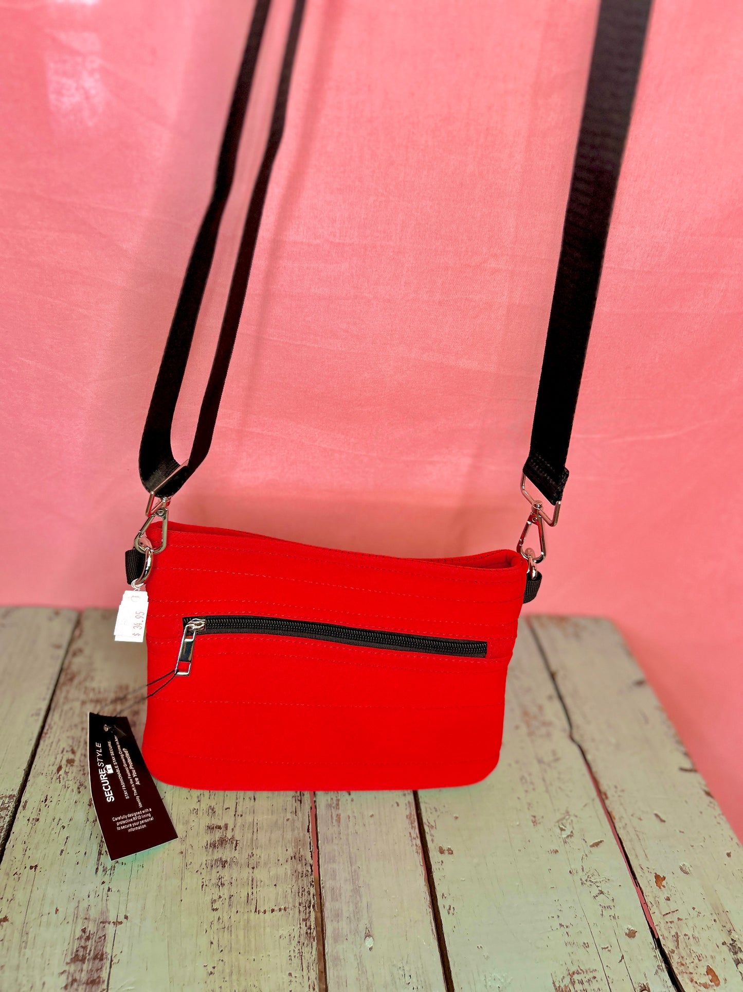 Red Stripe Purse
