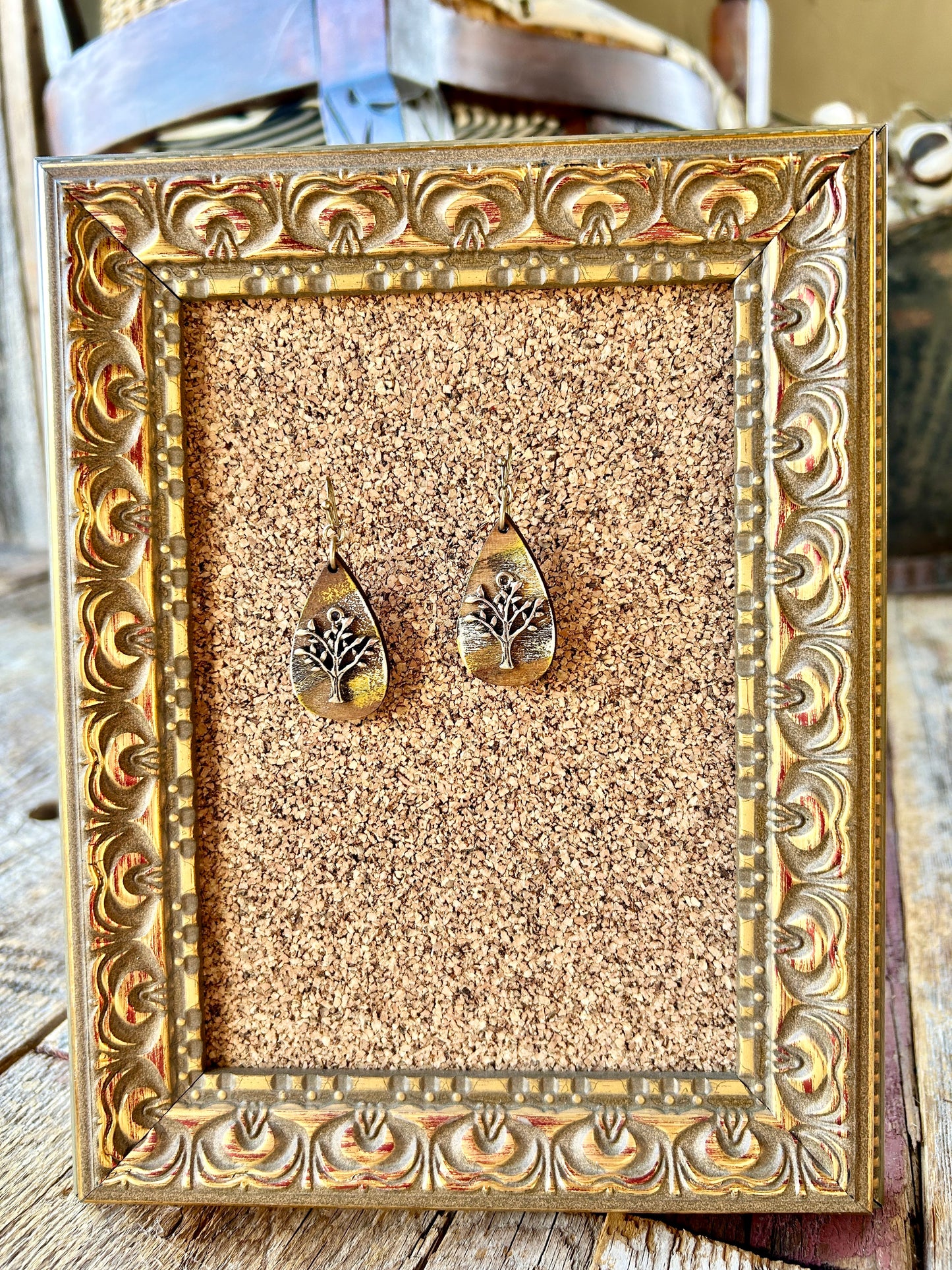 Neutral Tree Earrings