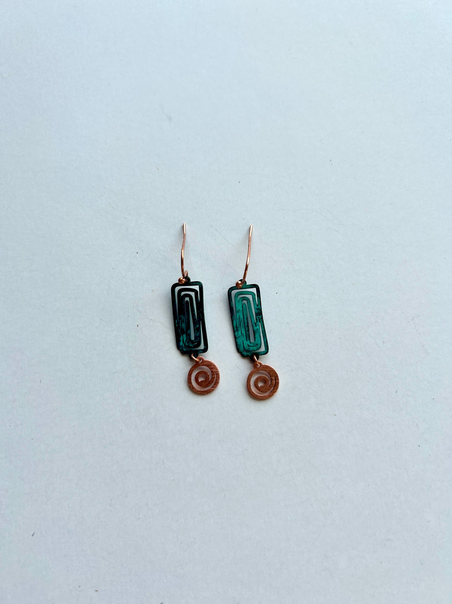 Turquoise Swirl Earrings