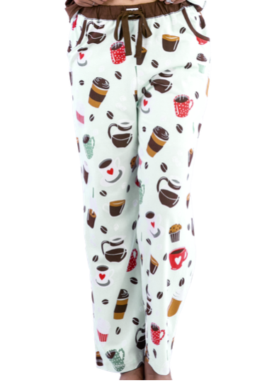 Coffee First PJ Pants