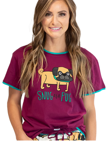 Snug As A Pug PJ Shirt