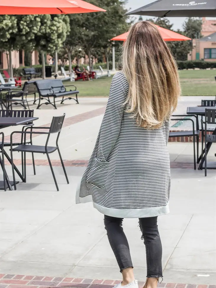 Diana's Stripe Cardigan