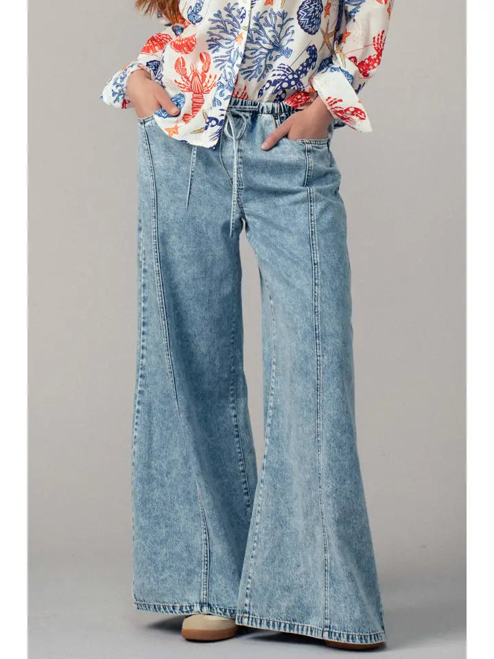 Vintage Indigo Wash Pants