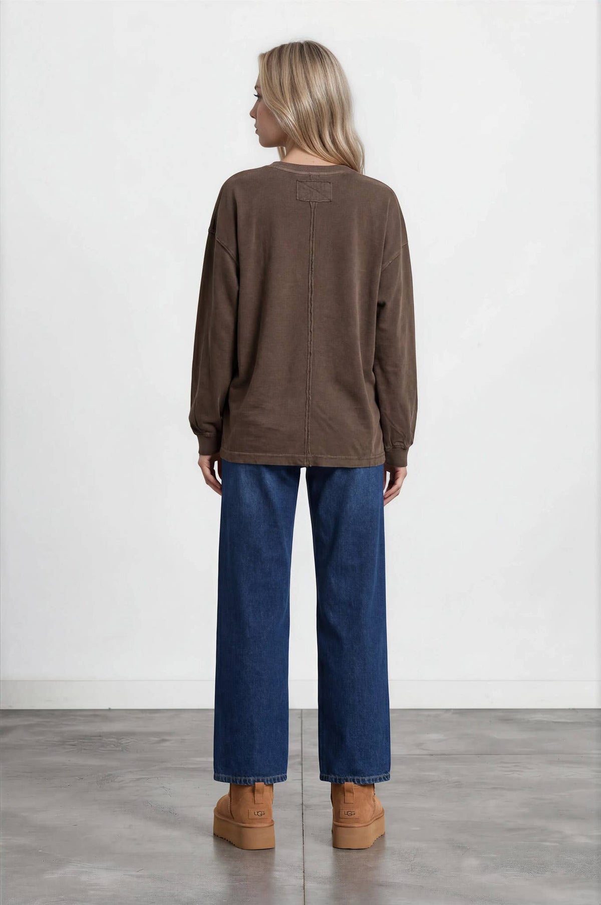 Soft Marbled Top - Chocolate