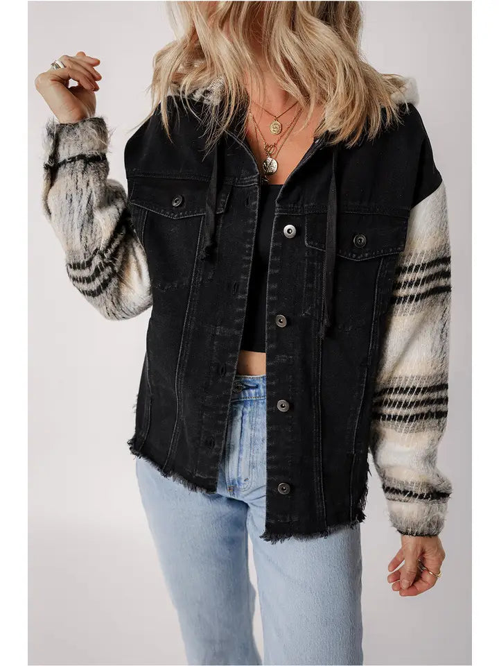 Black and Plaid Jacket