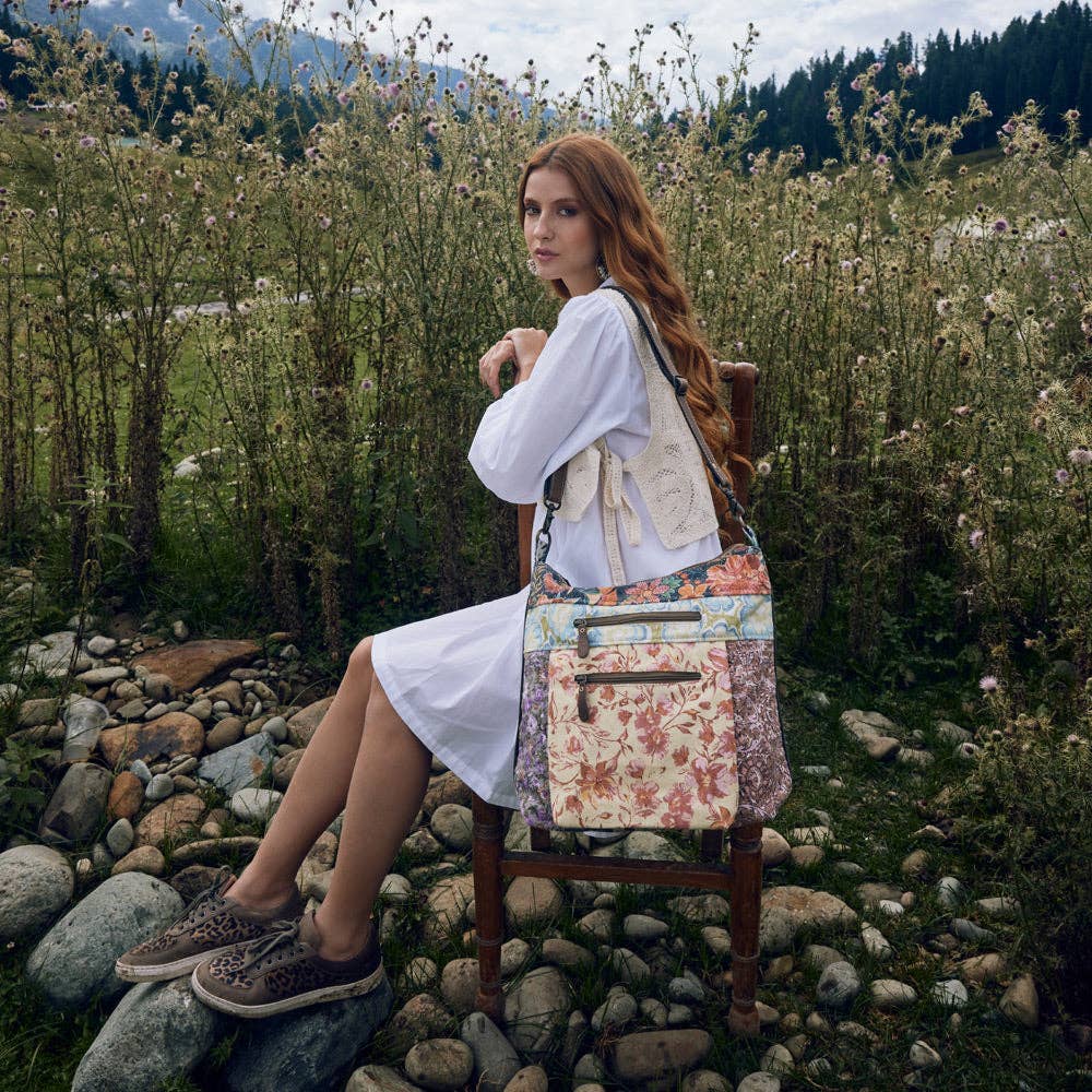 Magnolia Floral Shoulder Bag