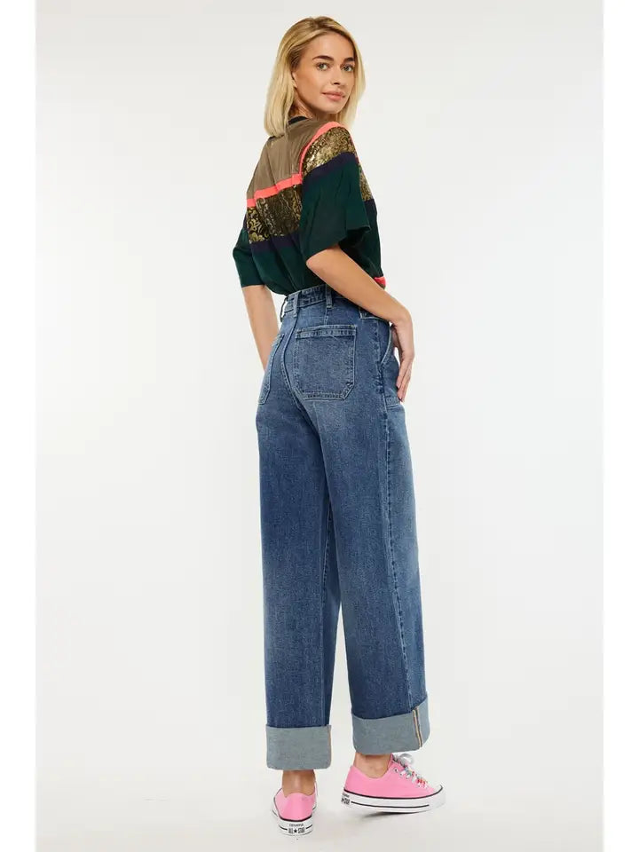 Ultra-High Rise 90’S Wide Leg Trousers Jeans