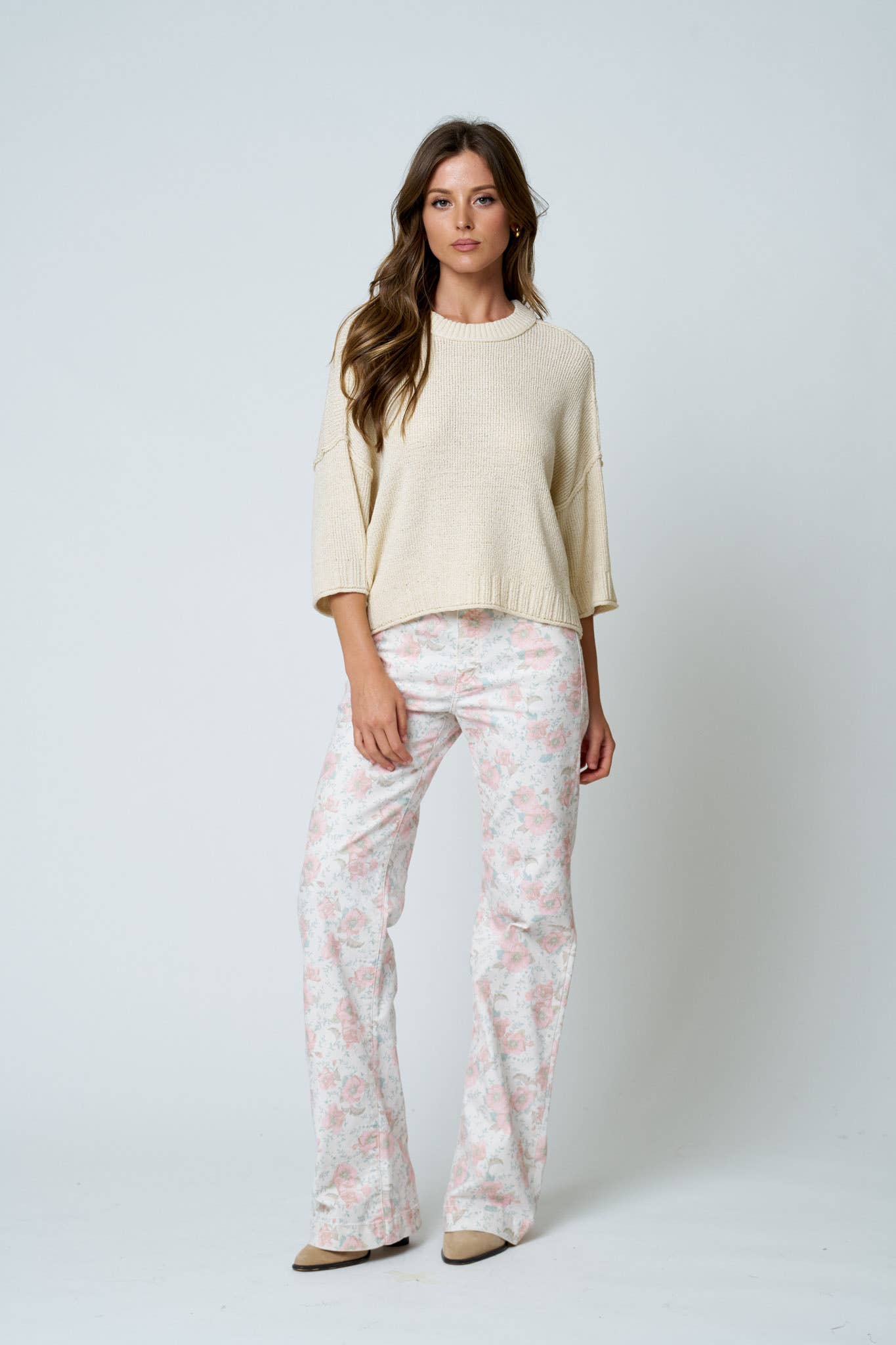 Raw Edge Everyday Knit - Natural