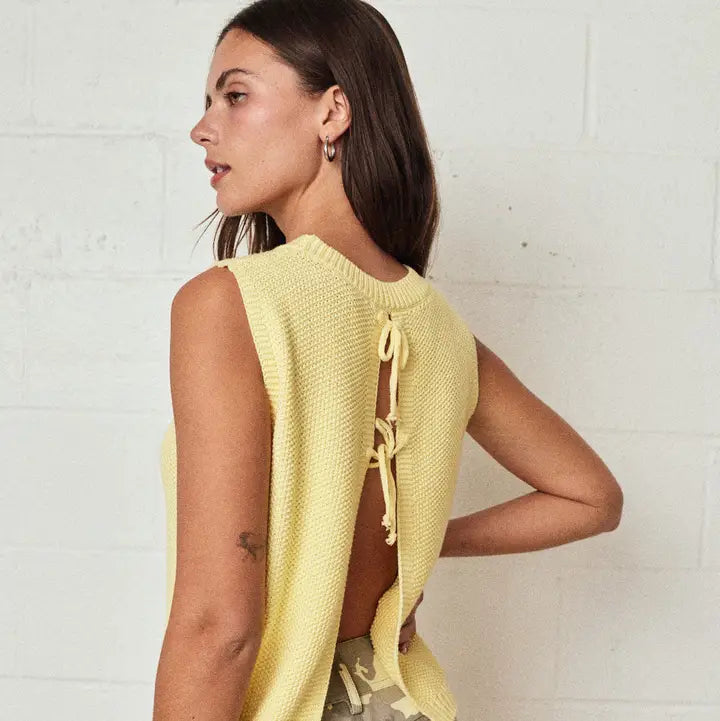 Sunshine Tie Back Tank