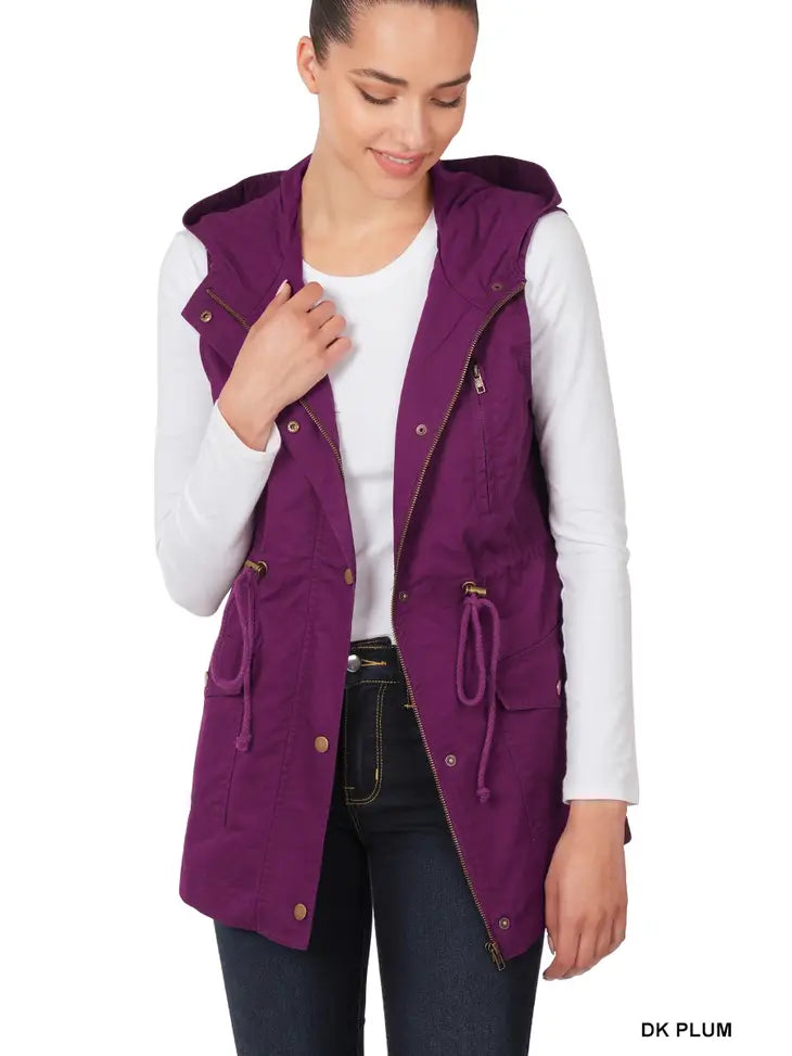 Dark Plum Vest