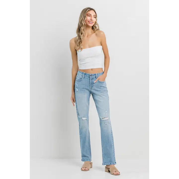 Straight Leg Jeans