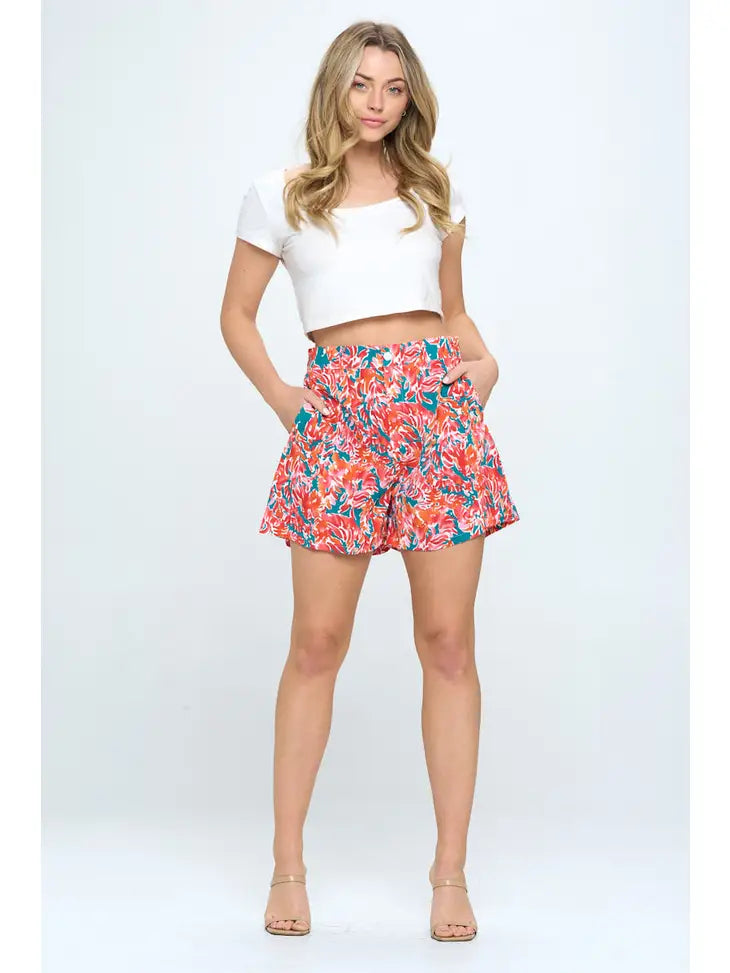 Vintage Floral Shorts