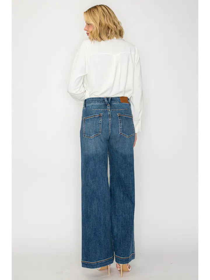 Wide Leg Relaxed High Waisted Jean